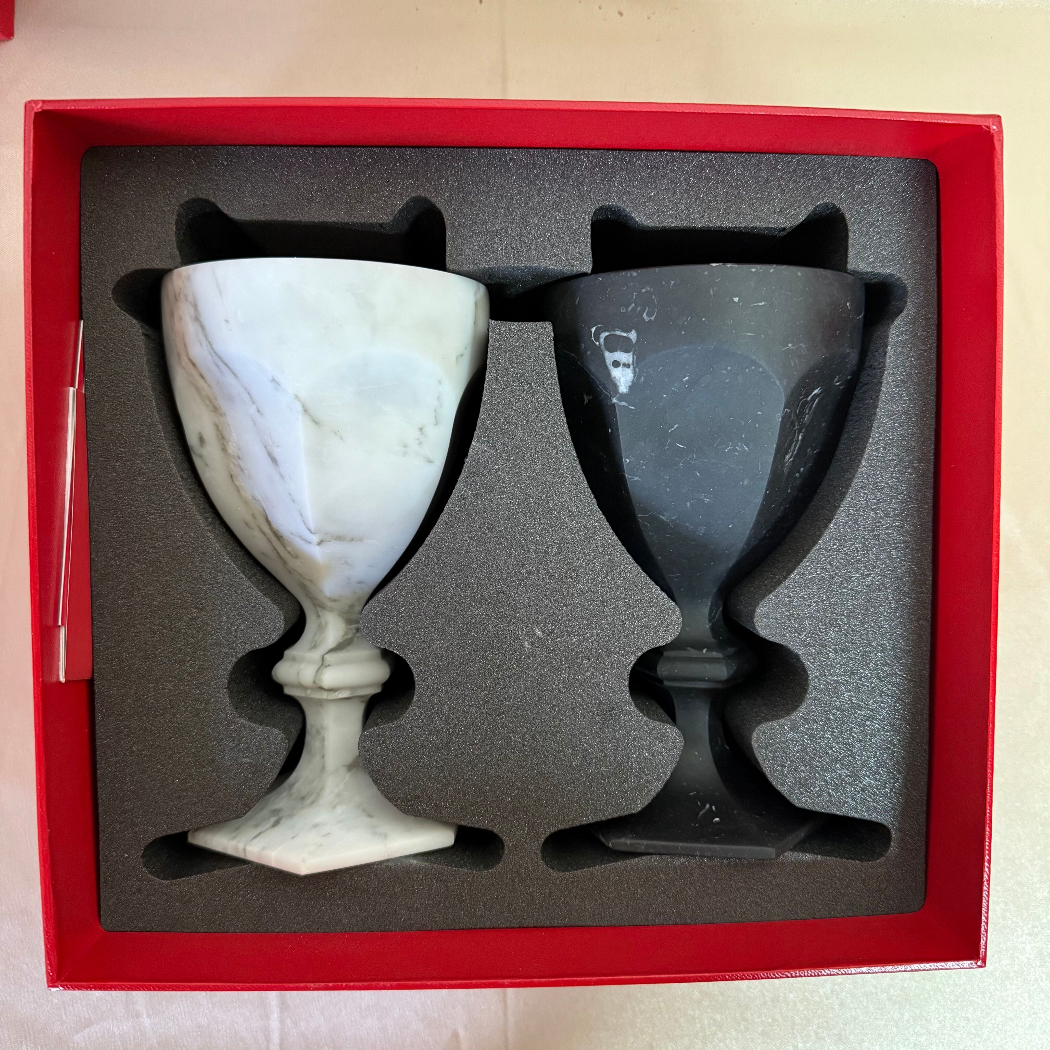 Baccarat Harcourt Studio No 2 Glass Set of 2 in Stone 2814807