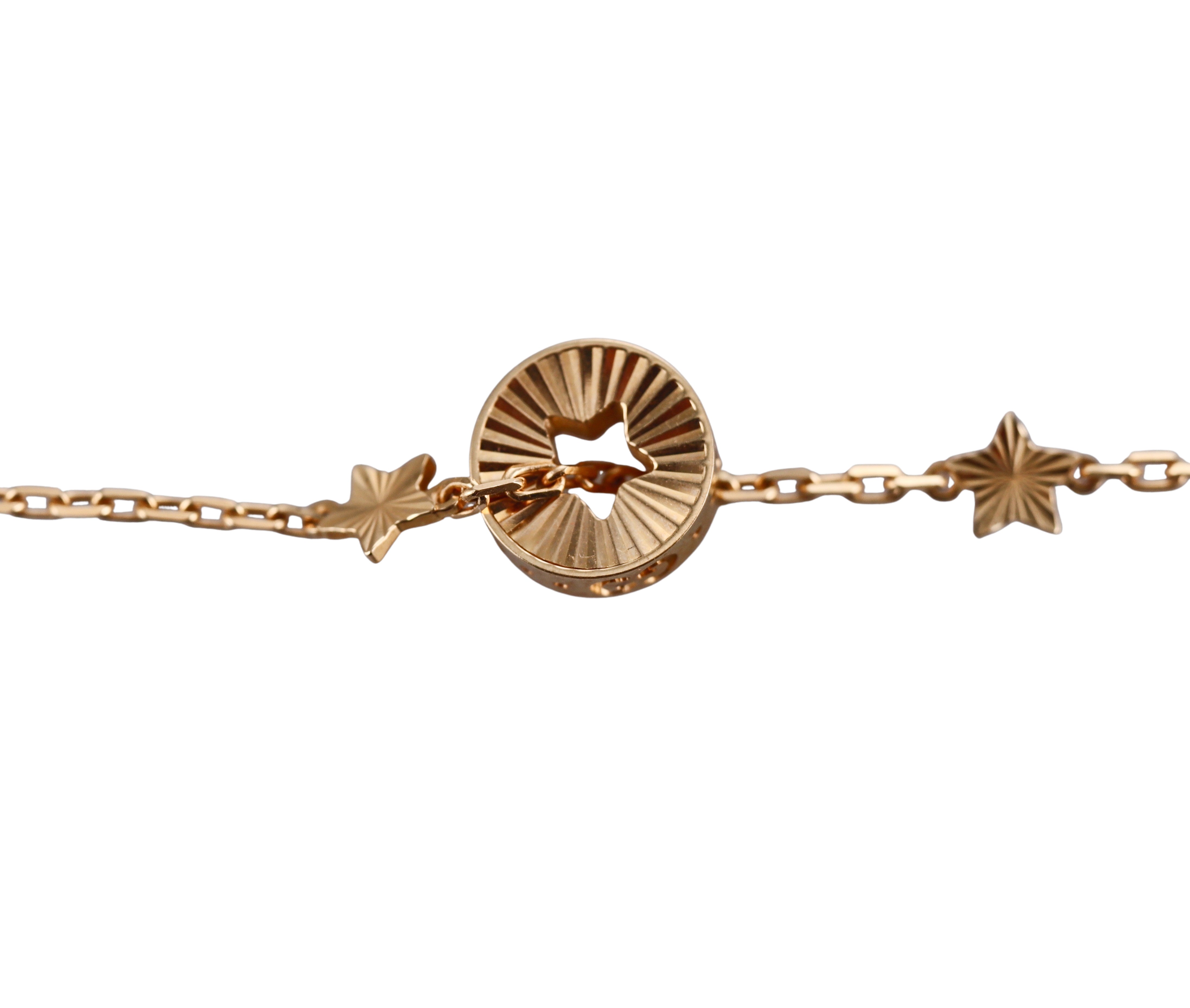 18k Gold Gucci Icon Star Bracelet Retail $2300