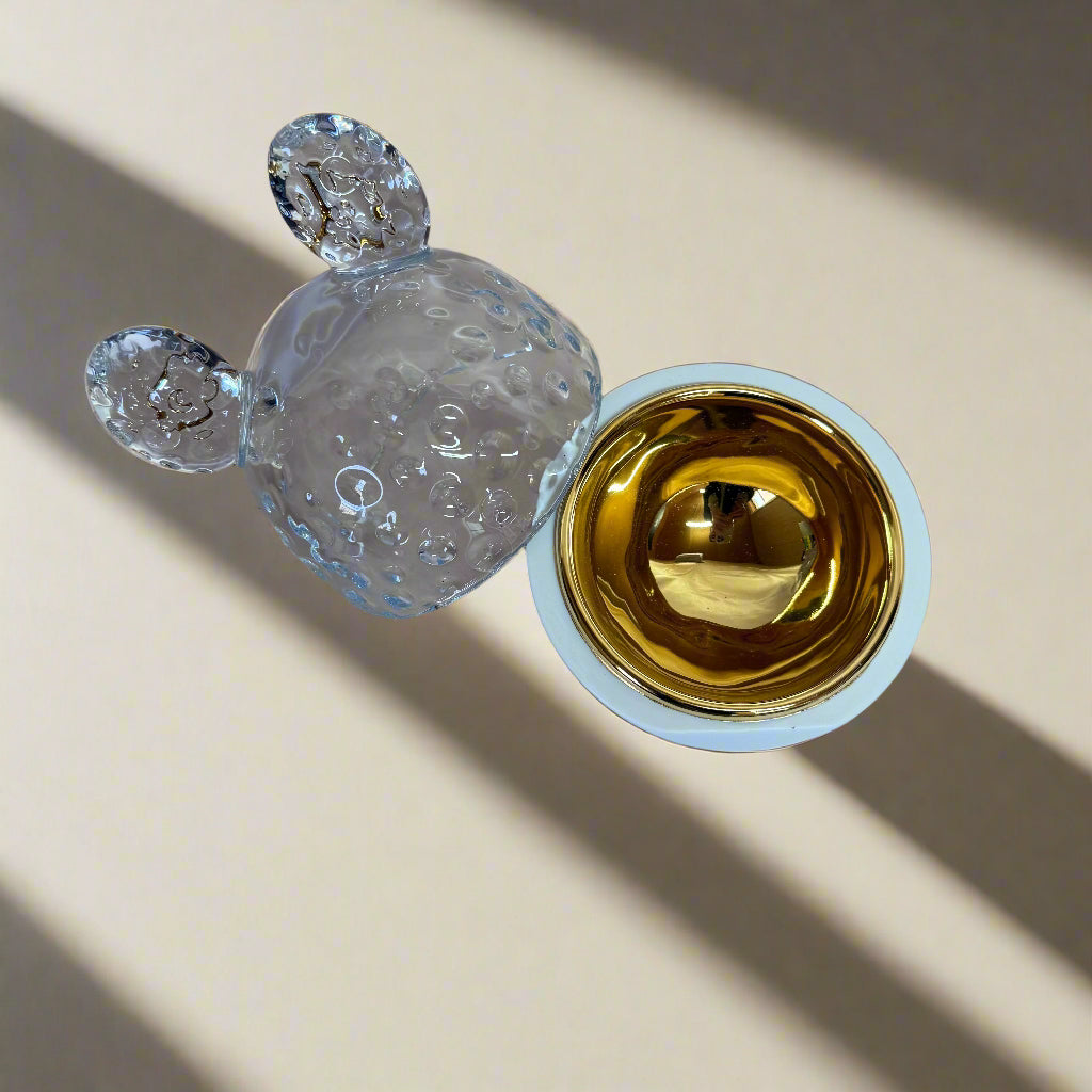 Baccarat Crystal Zoo Clear Frog Jewelry Box 2813987