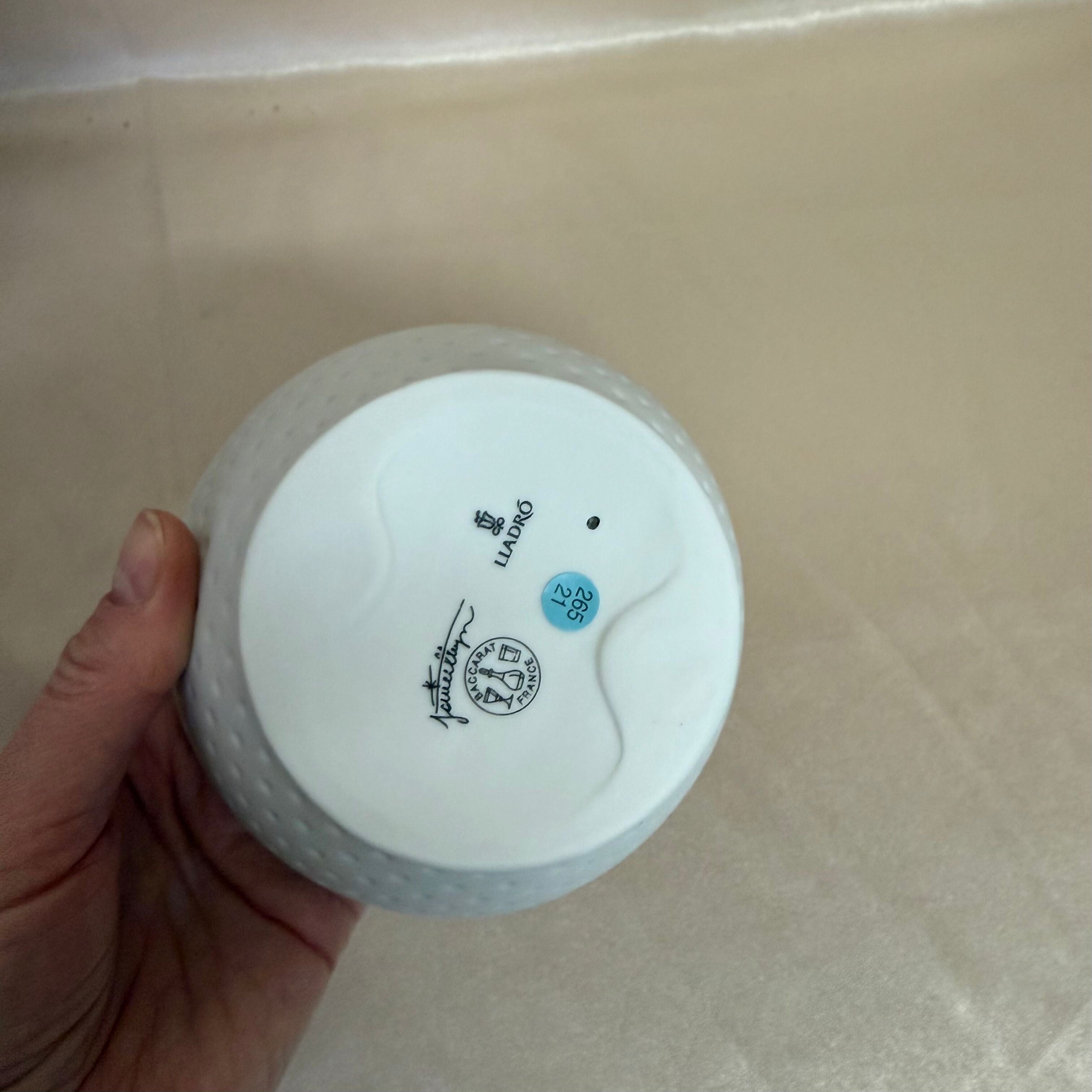 Baccarat Crystal Zoo Clear Frog Jewelry Box 2813987