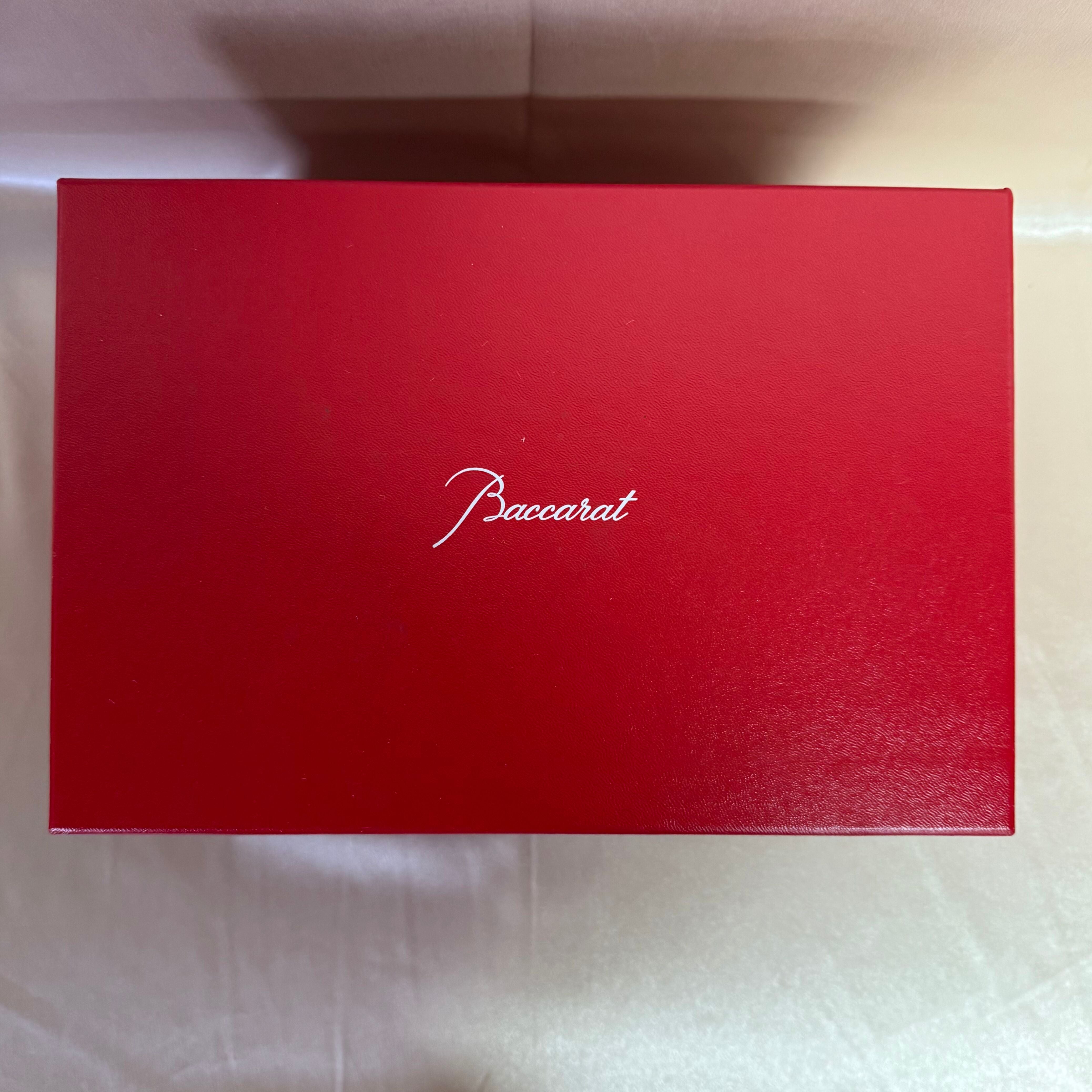 Baccarat Crystal Zoo Clear Frog Jewelry Box 2813987