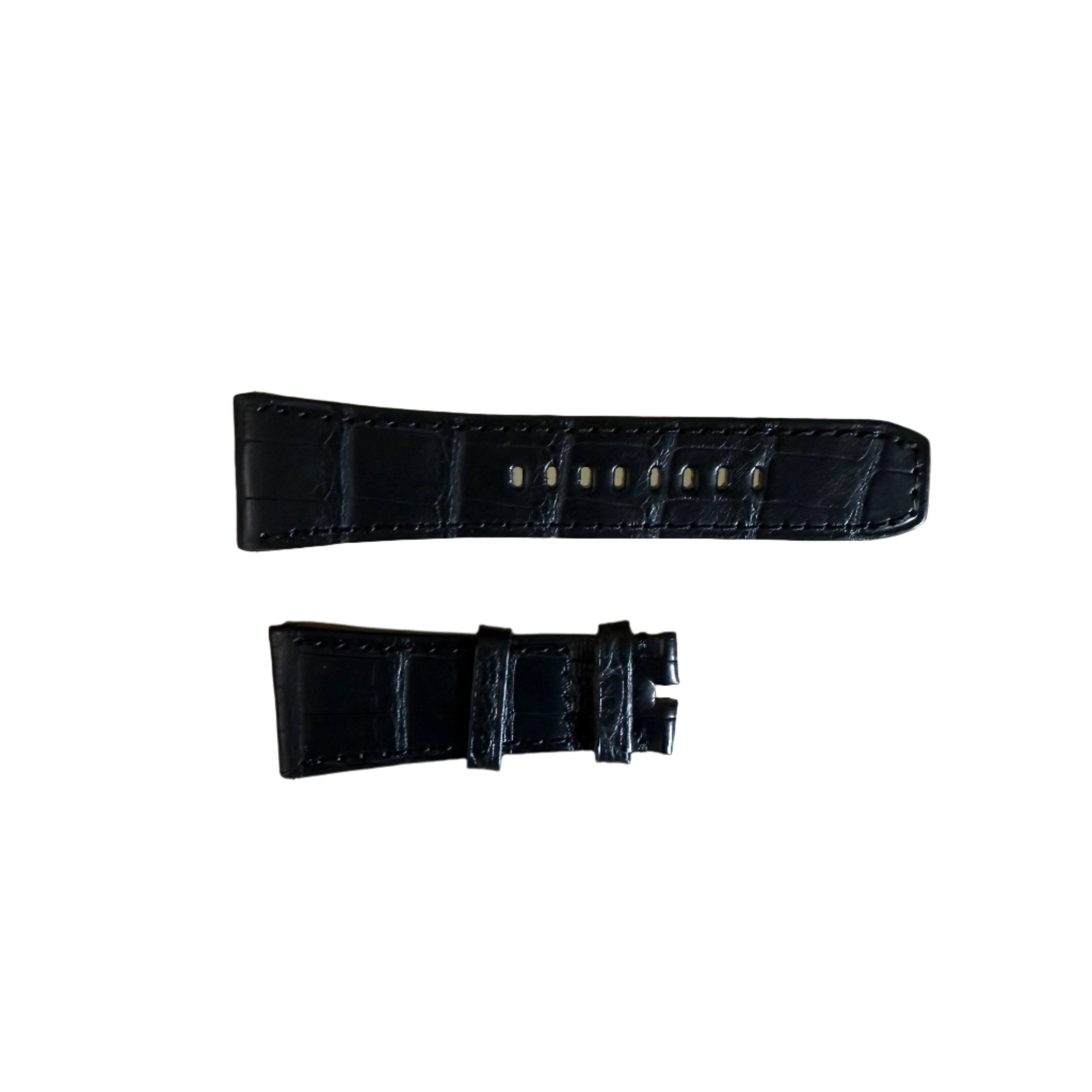 Authentic Raymond Weil Don Giovanni Black Crocodile Watch Strap Band 28mm