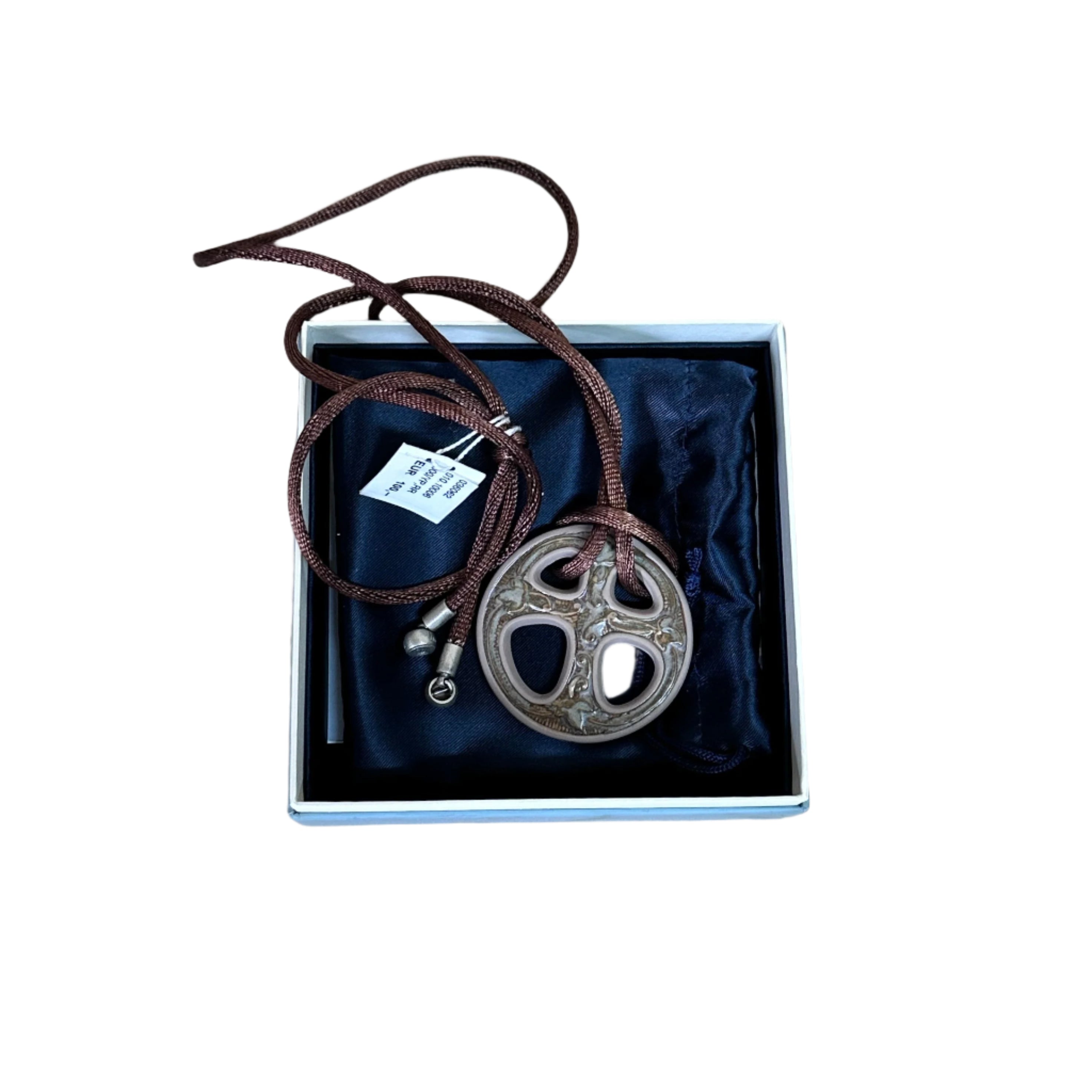 Talismania LLADRO Balance Pendant on Silk Cord Necklace 01010006