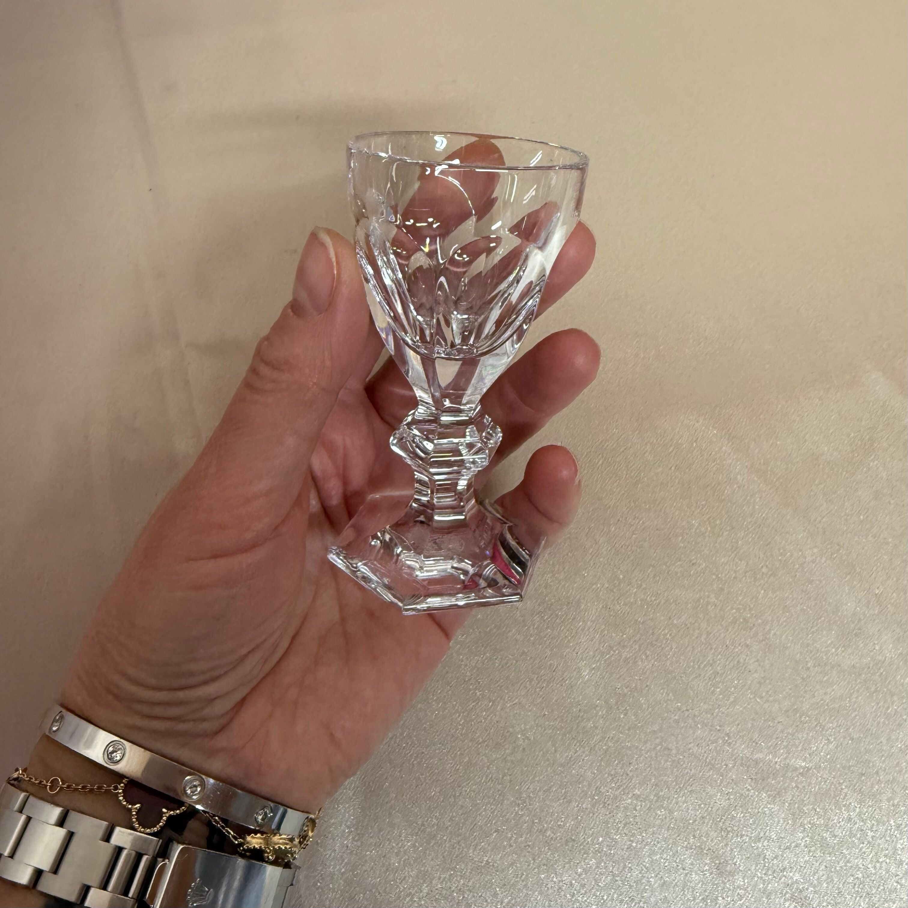 Baccarat Crystal Harcourt Number 6 Shot Glass 1201106