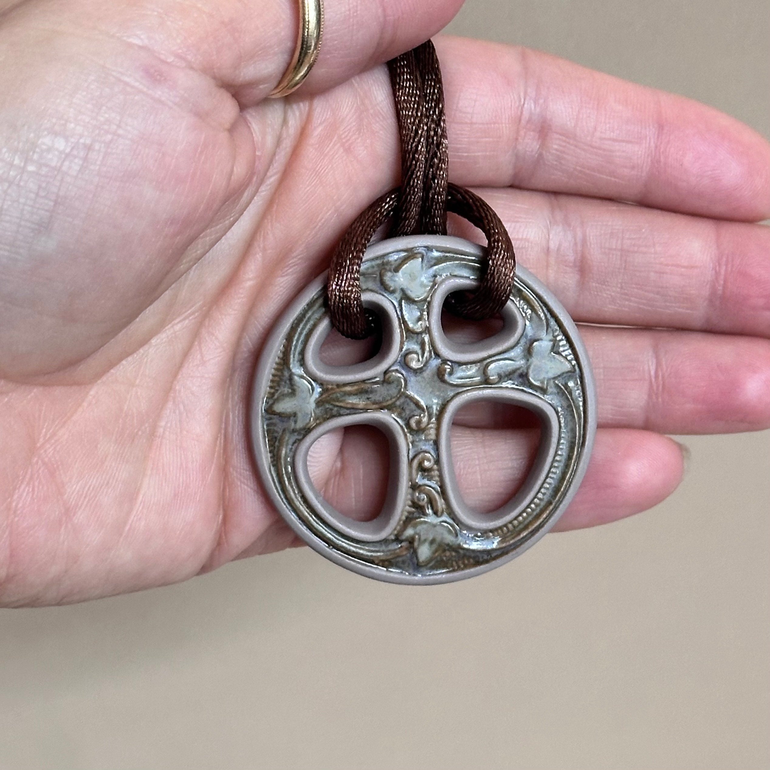 Talismania LLADRO Balance Pendant on Silk Cord Necklace 01010006