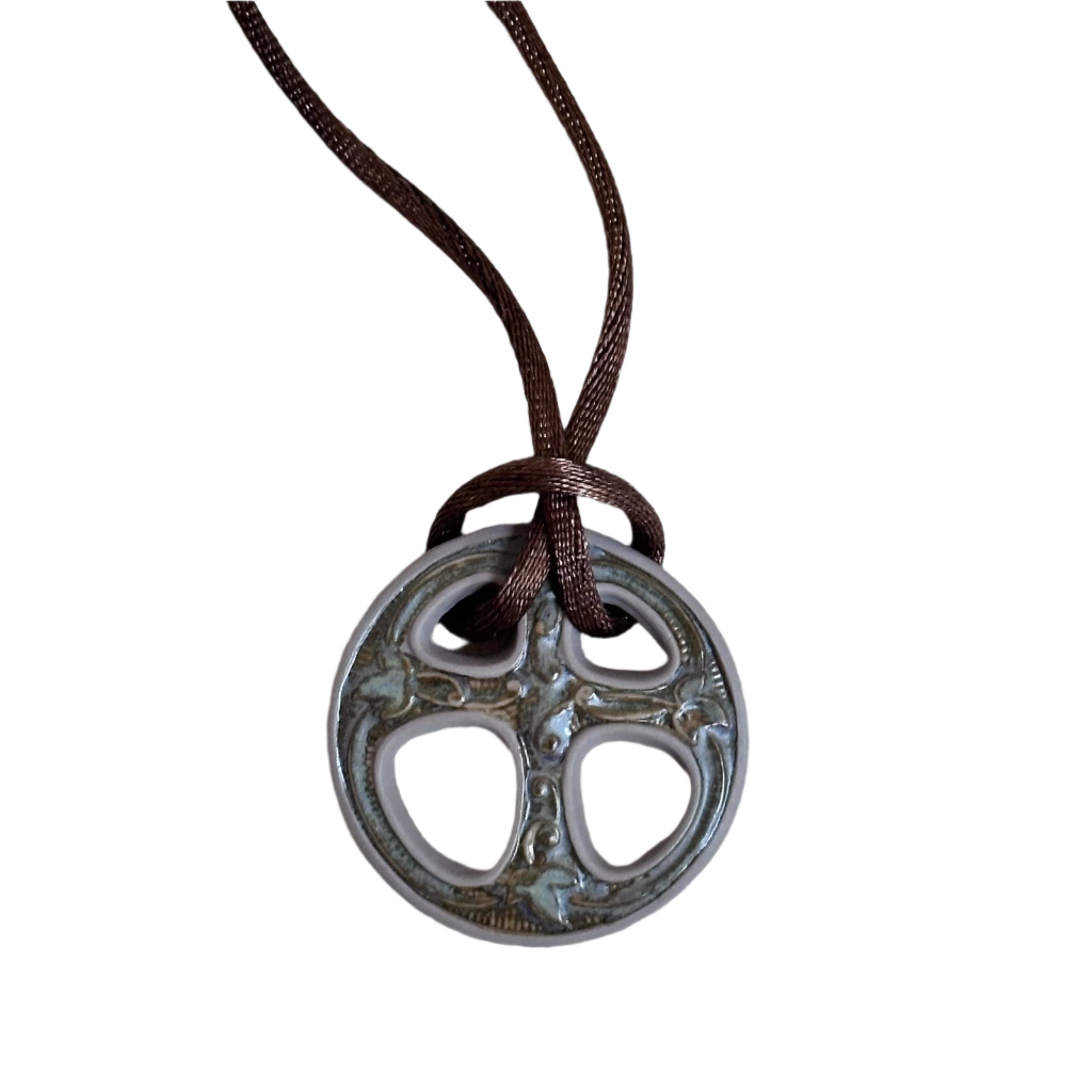 Talismania LLADRO Balance Pendant on Silk Cord Necklace 01010006