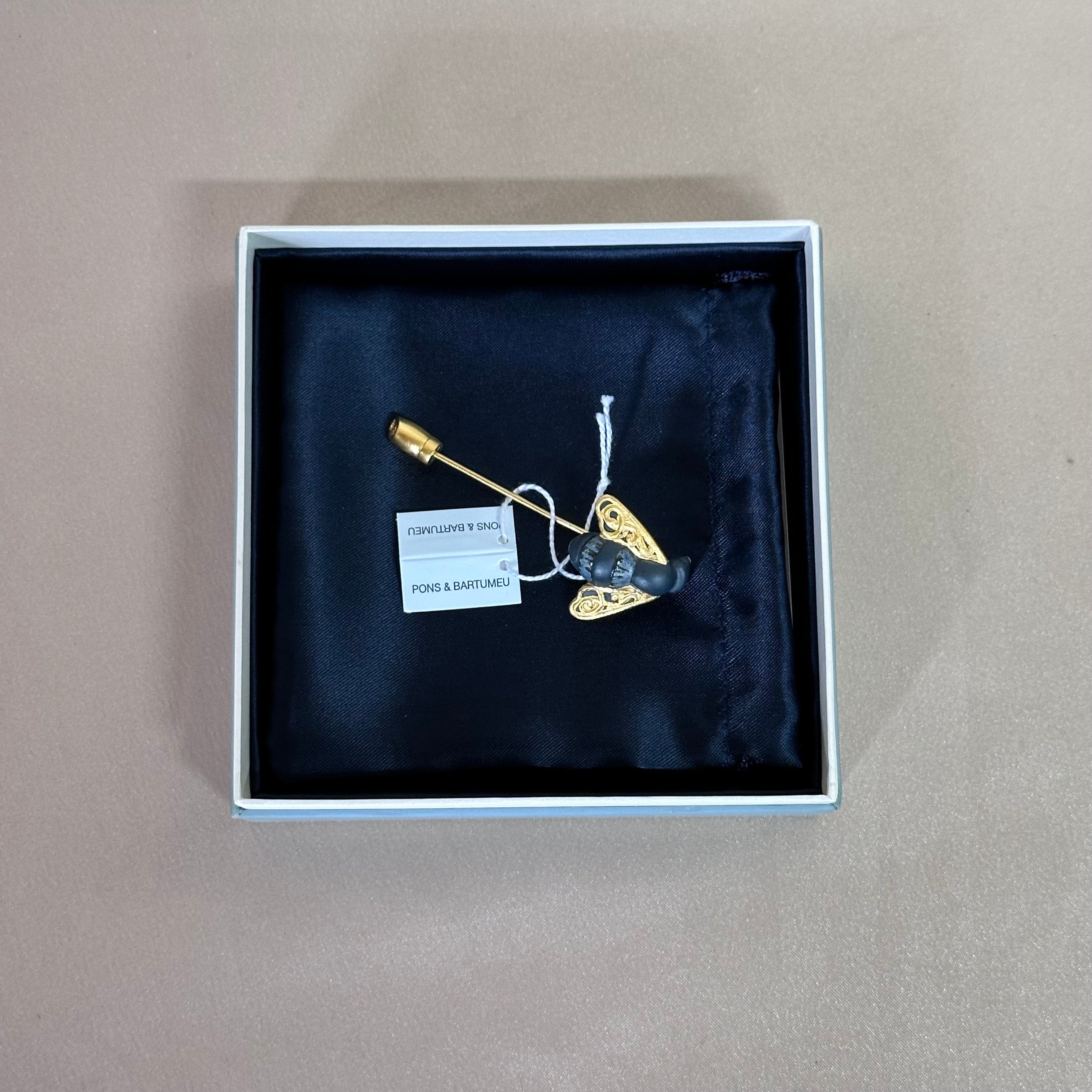 Talismania LLADRO Team Worker (Gold) Bee Brooch Pin 01010032