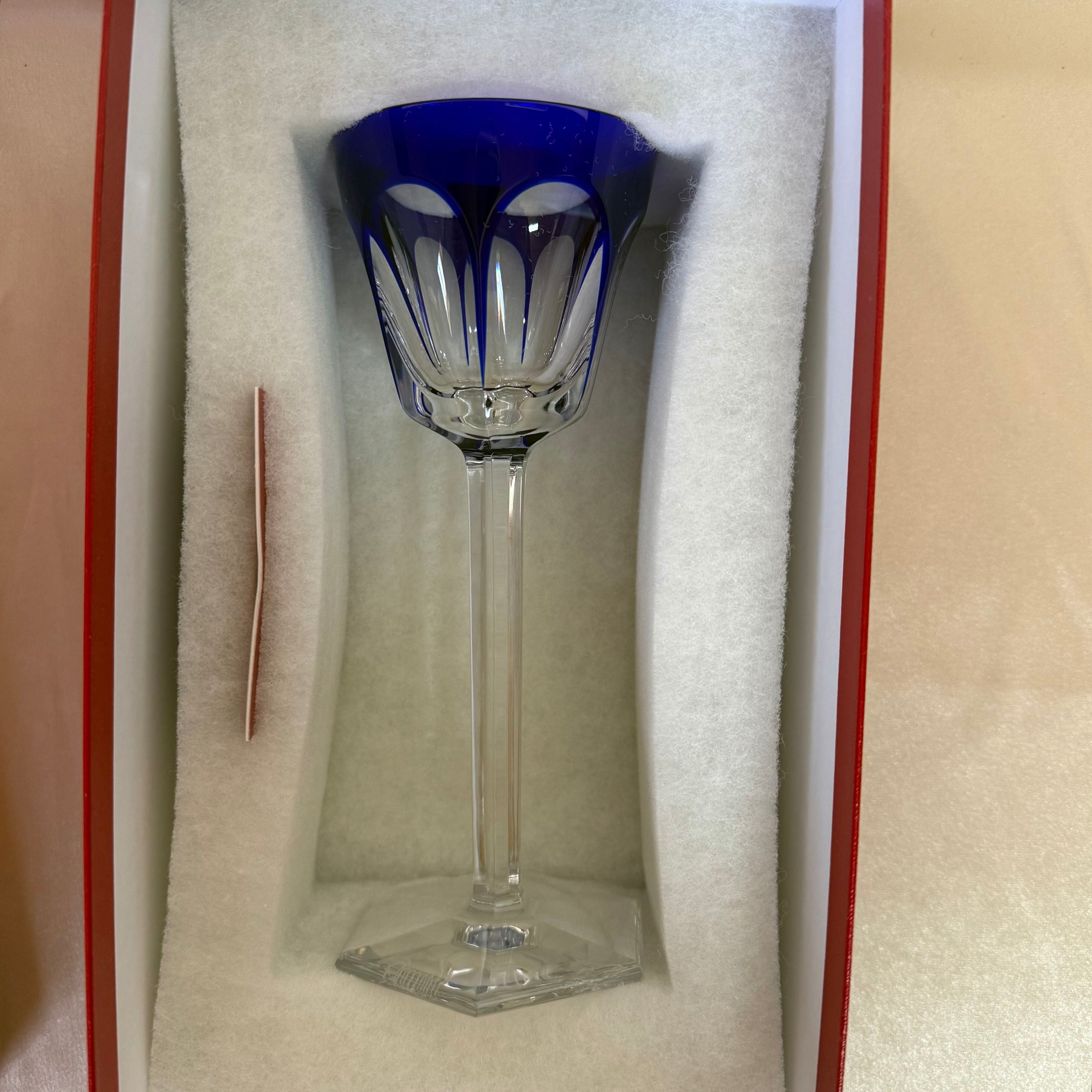 Baccarat Crystal Harcourt Rhine Wine Glass Coba 1201132