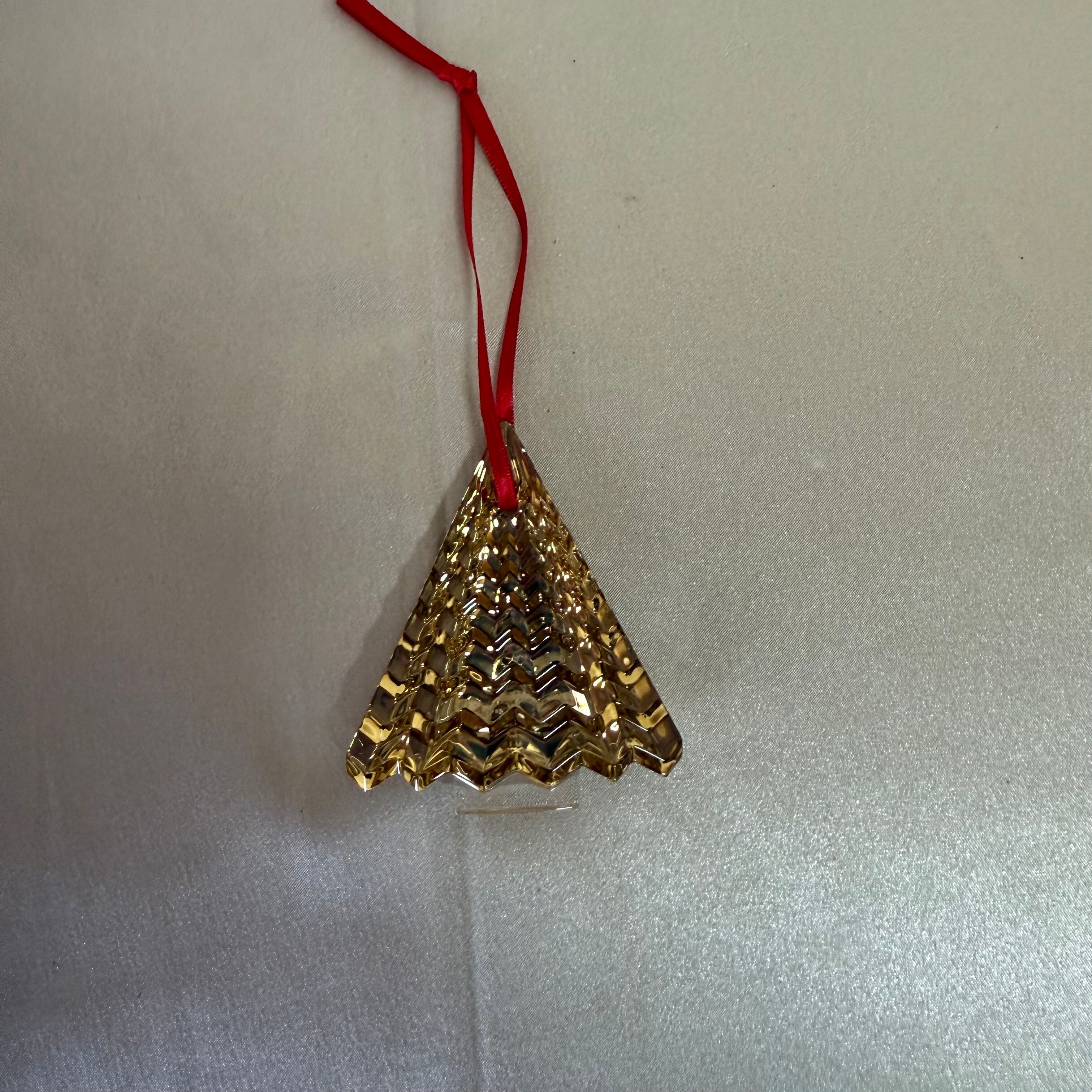 Baccarat Crystal Noel Gold Ornament 2022 2815091
