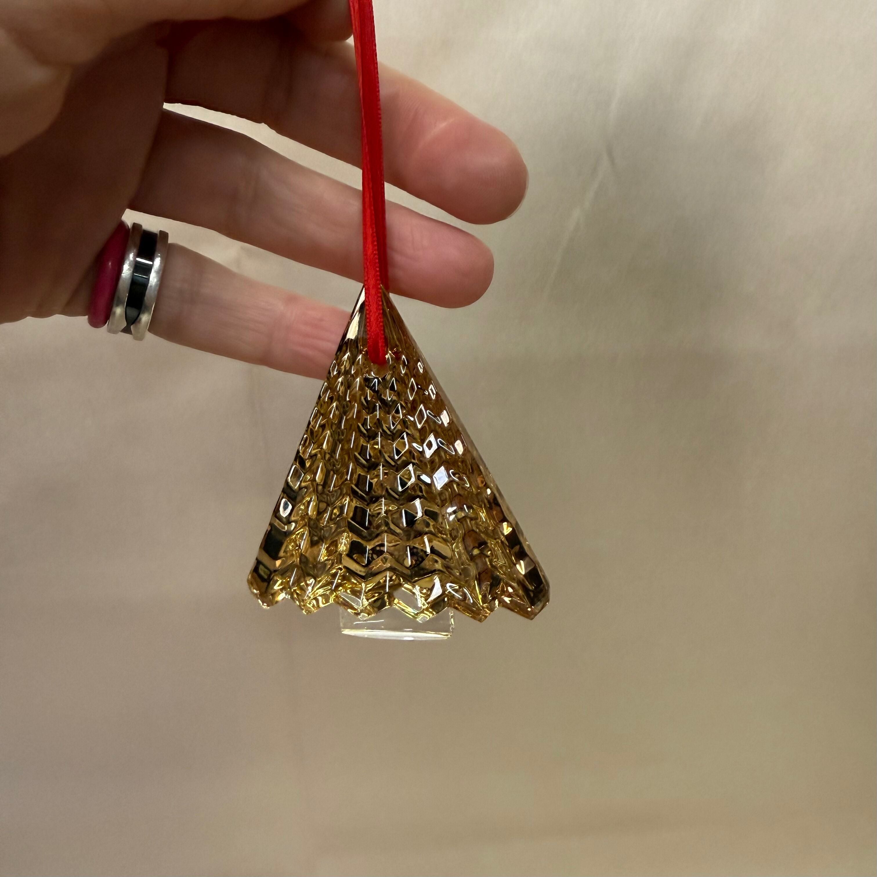 Baccarat Crystal Noel Gold Ornament 2022 2815091