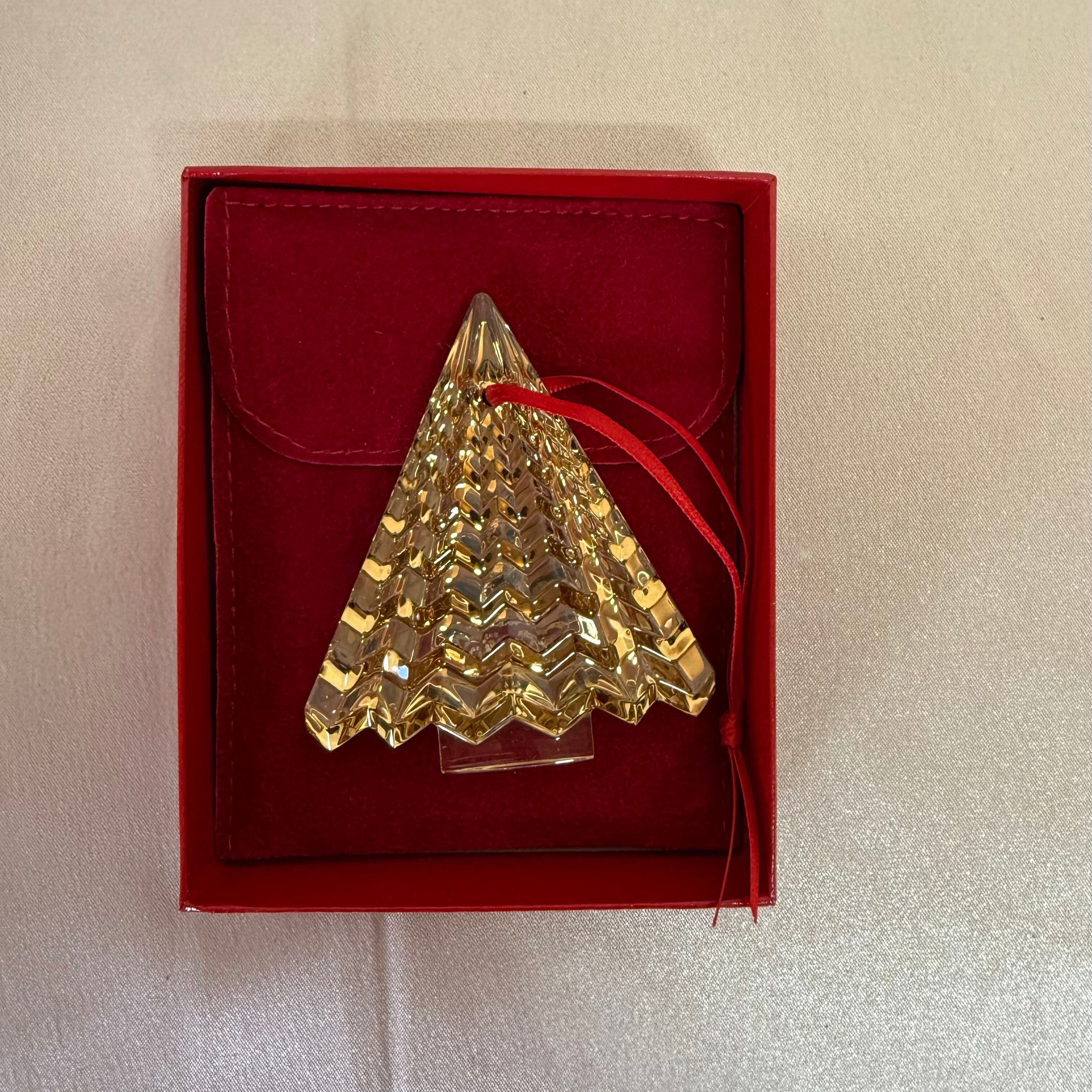 Baccarat Crystal Noel Gold Ornament 2022 2815091