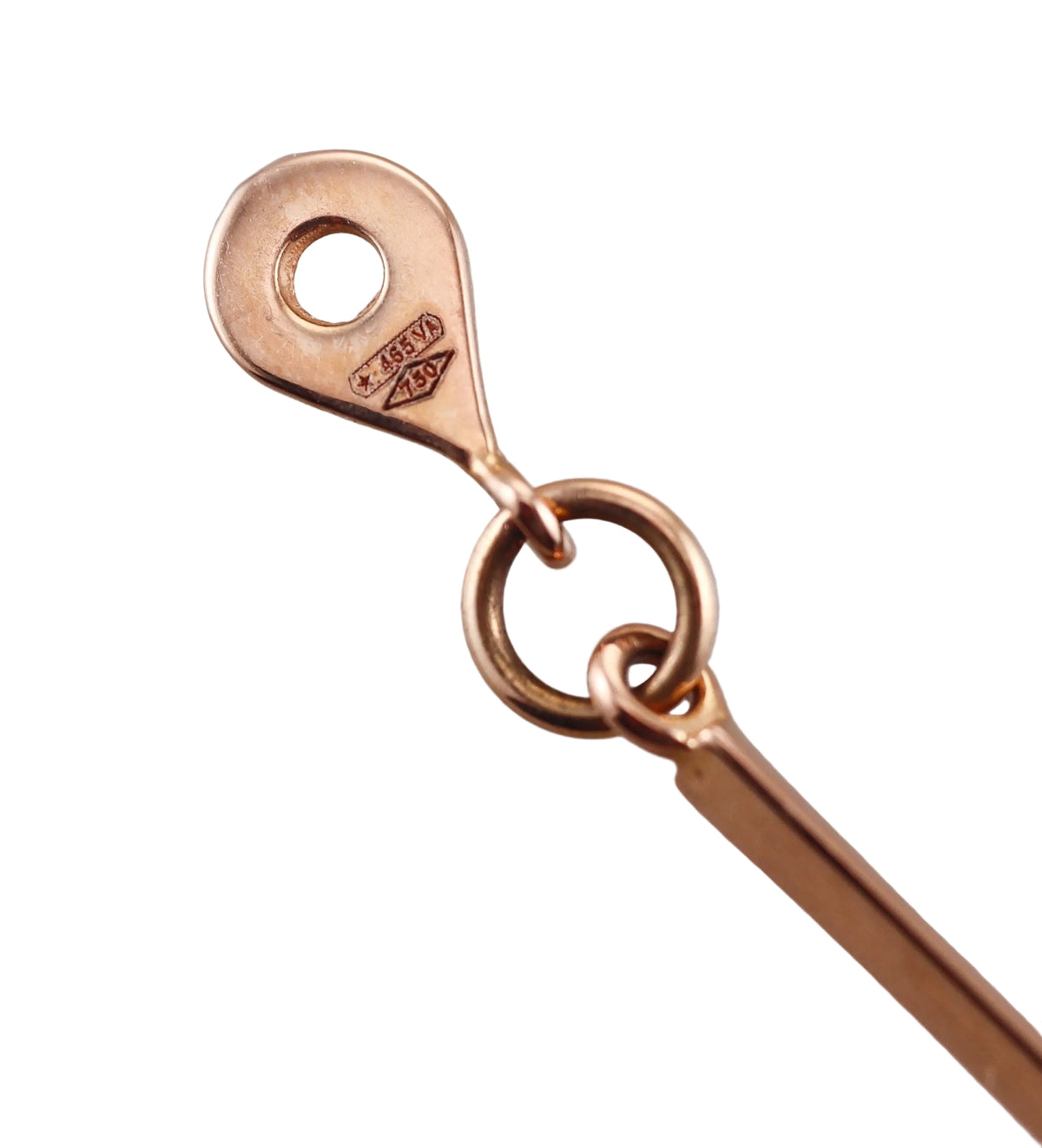 Mimi Milano Rose and White Gold Prasiolate and Pearl Drop Earrings