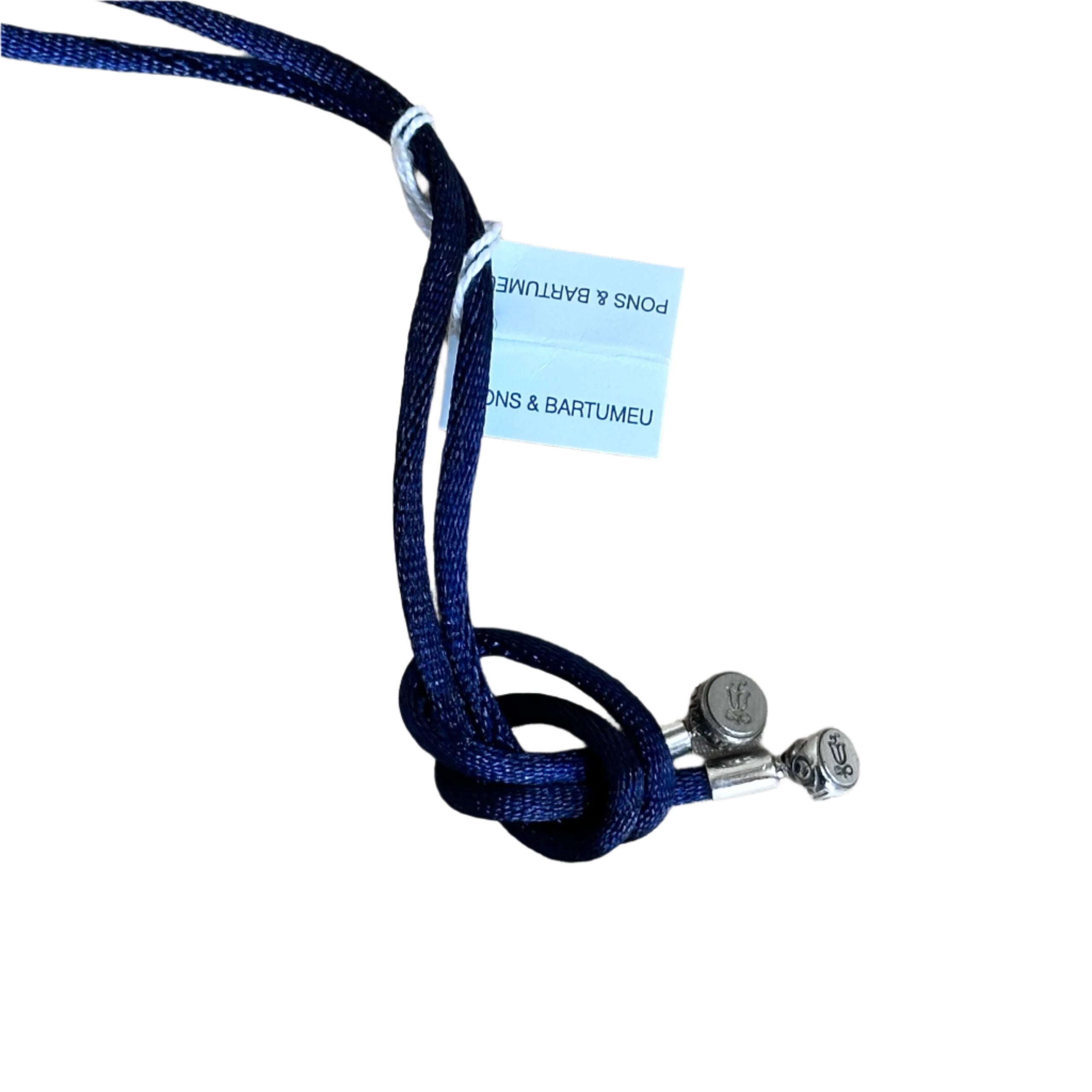 Talismania LLADRO Harmony (Blue Silver) Pendant on Silk Cord Necklace 01010003