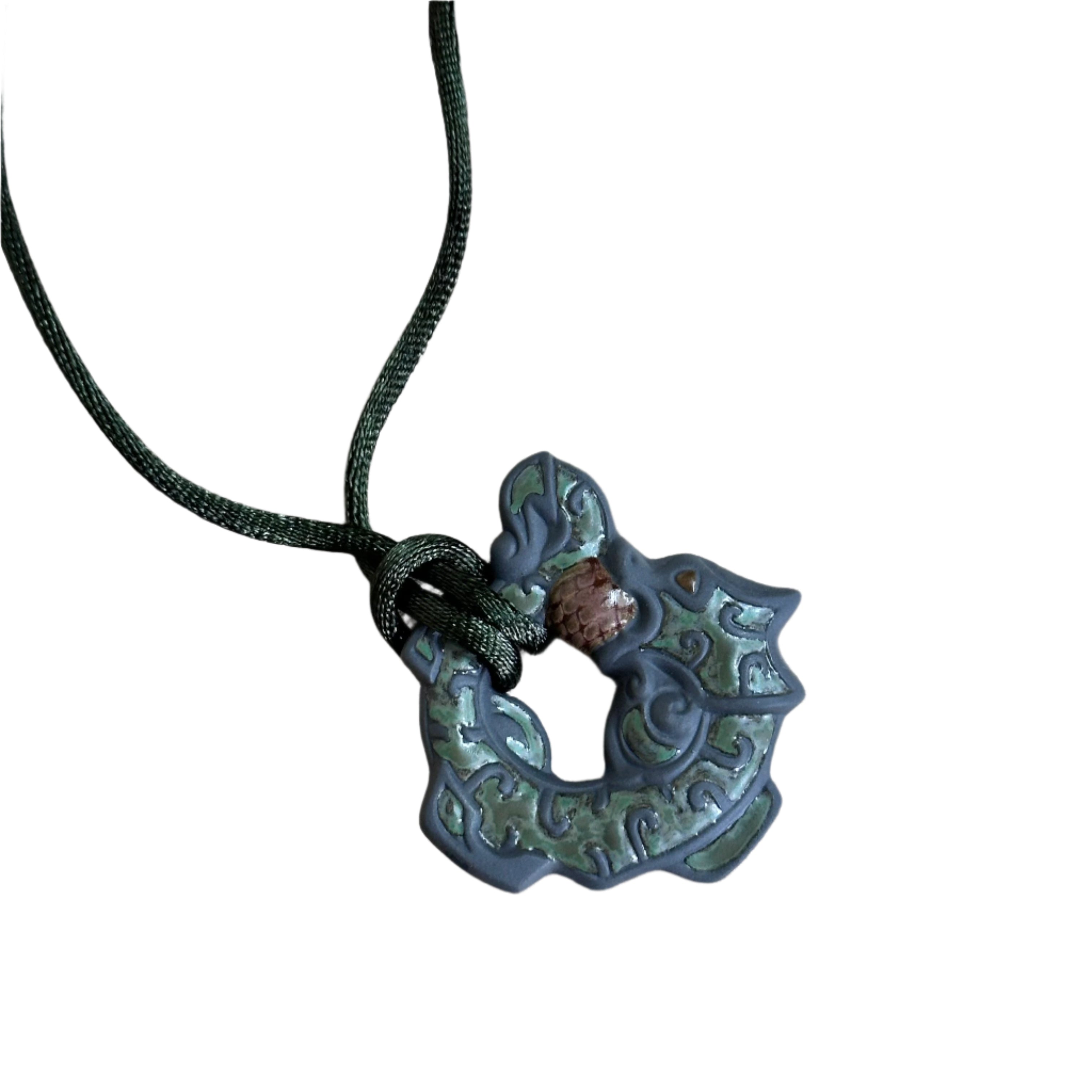 Talismania LLADRO Endless Life Pendant on Silk Cord Necklace 01010001