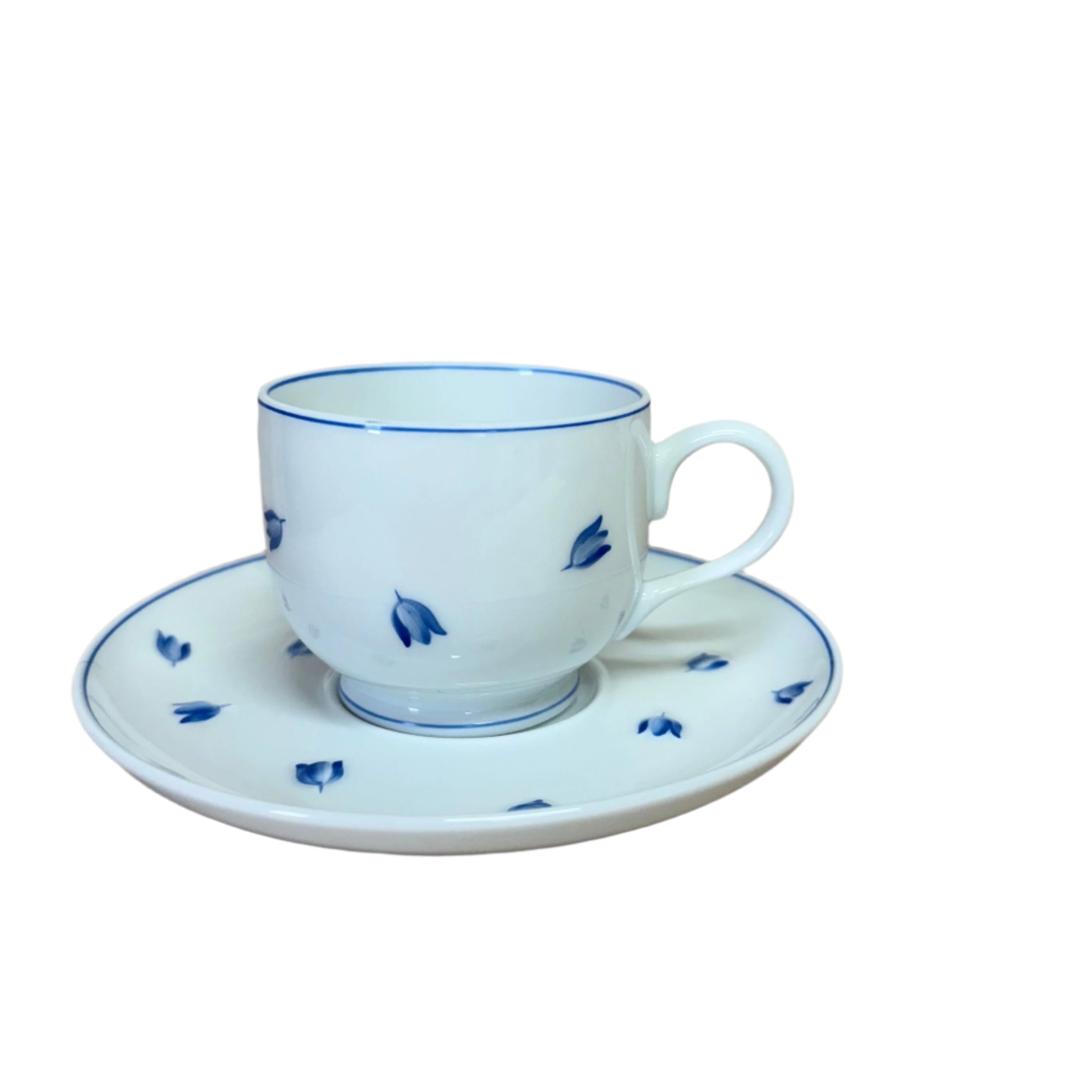 Lalique Muguet Blue 5 pc Dinner Place Setting