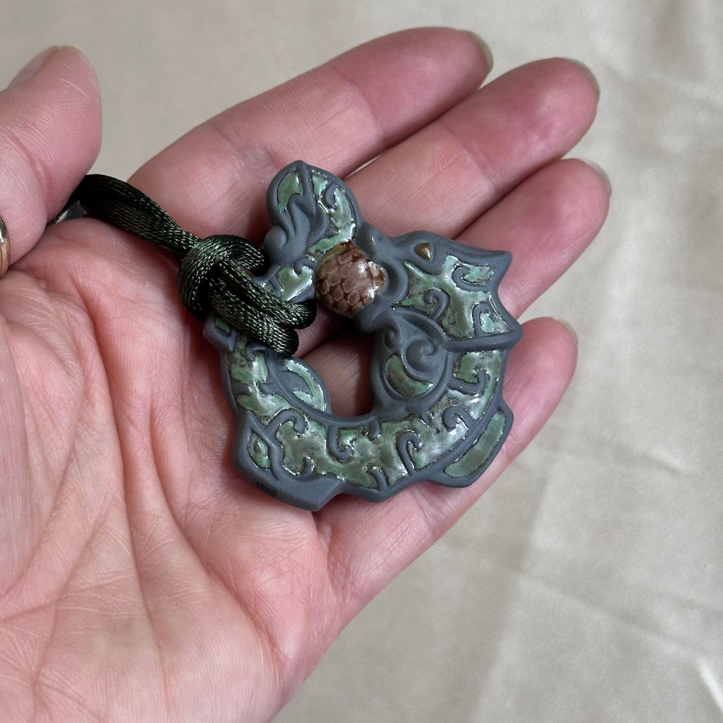 Talismania LLADRO Endless Life Pendant on Silk Cord Necklace 01010001