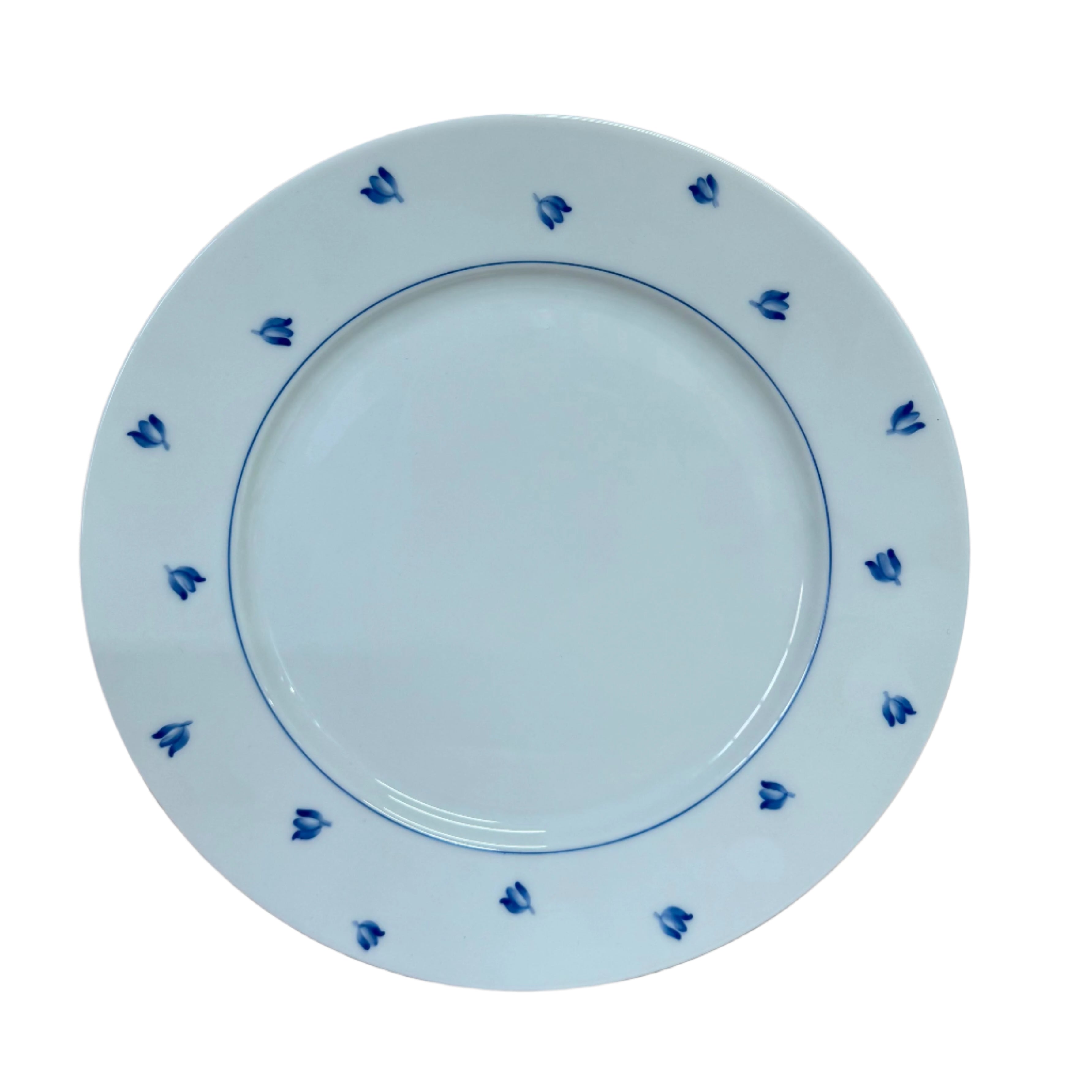 Lalique Muguet Blue 5 pc Dinner Place Setting