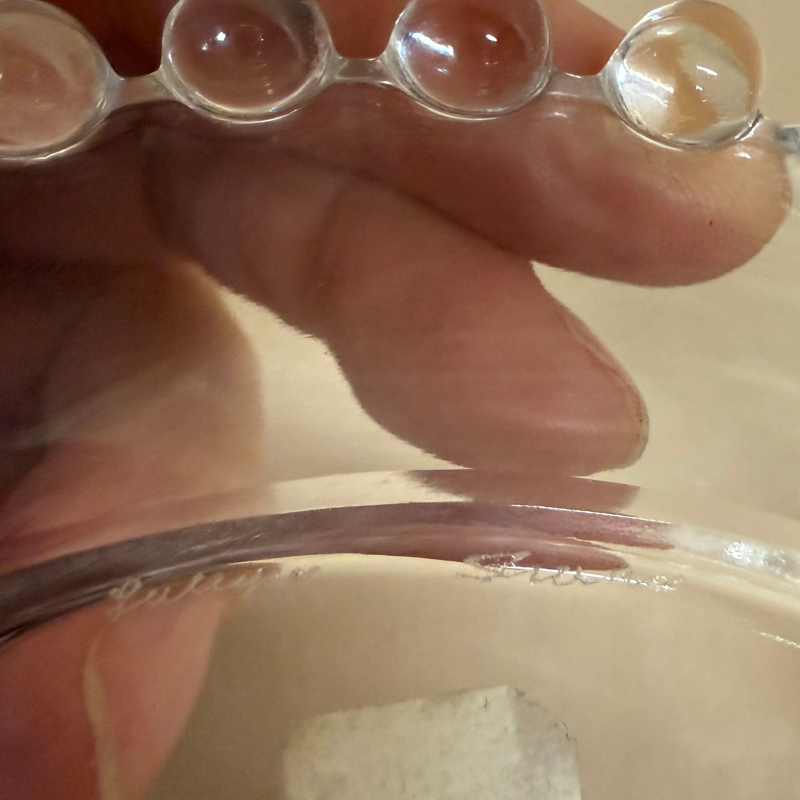 Lalique Crystal Andlau Assiette Bread & Butter Plate Set of 10