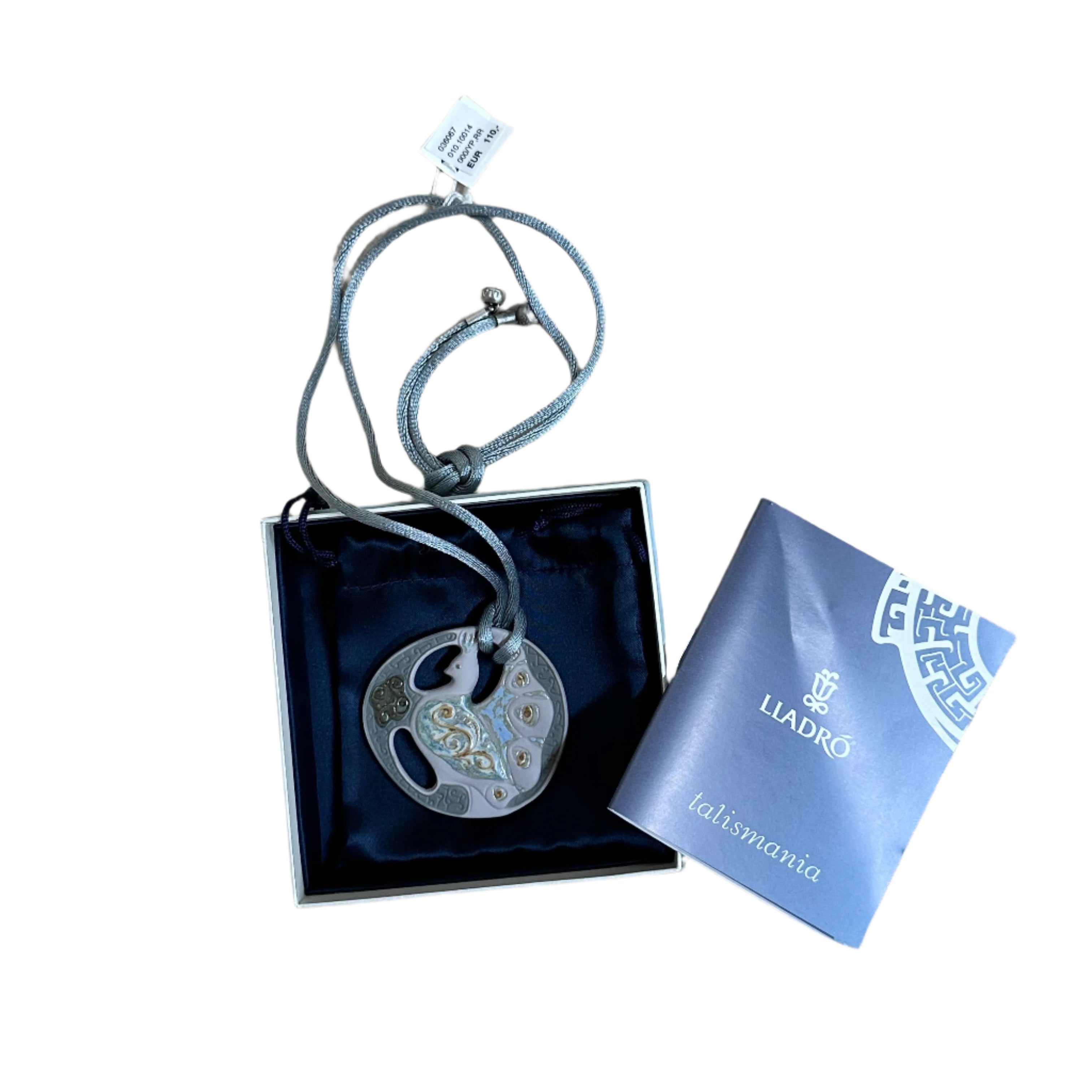 Talismania LLADRO Vanity Fair Pendant on Silk Cord Necklace 01010014