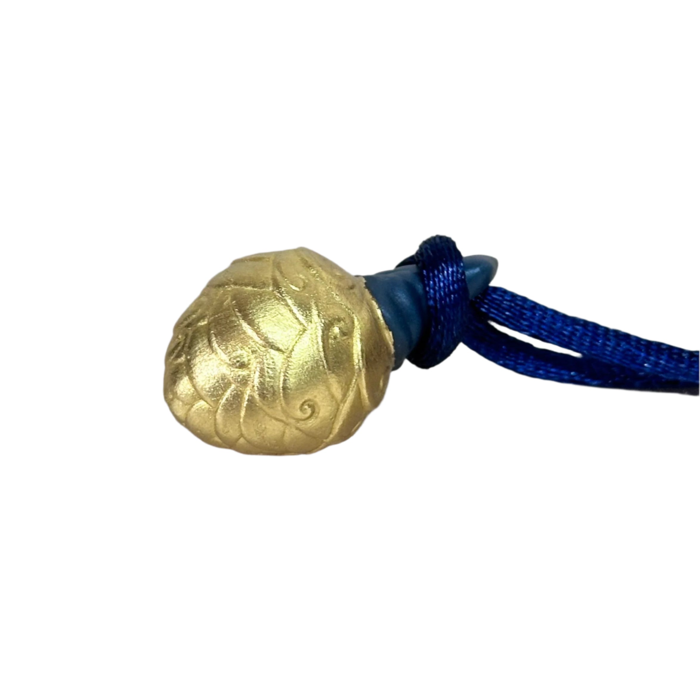 LLADRO Talismania Seed of Future (Gold) Pendant on Silk Cord Necklace 01010029