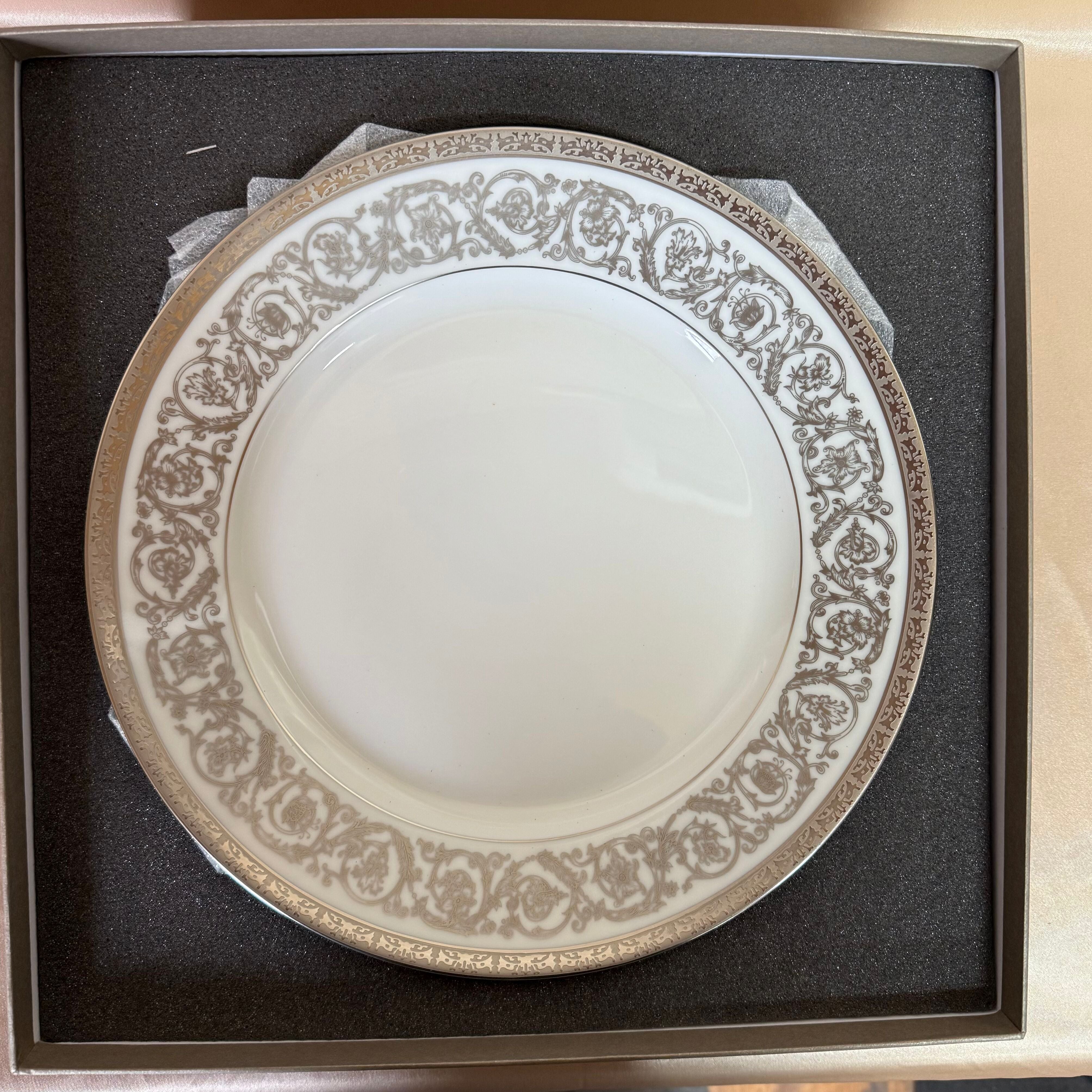 Christofle Orangerie Platinum Dinner Plate Set of 6 B0766111502