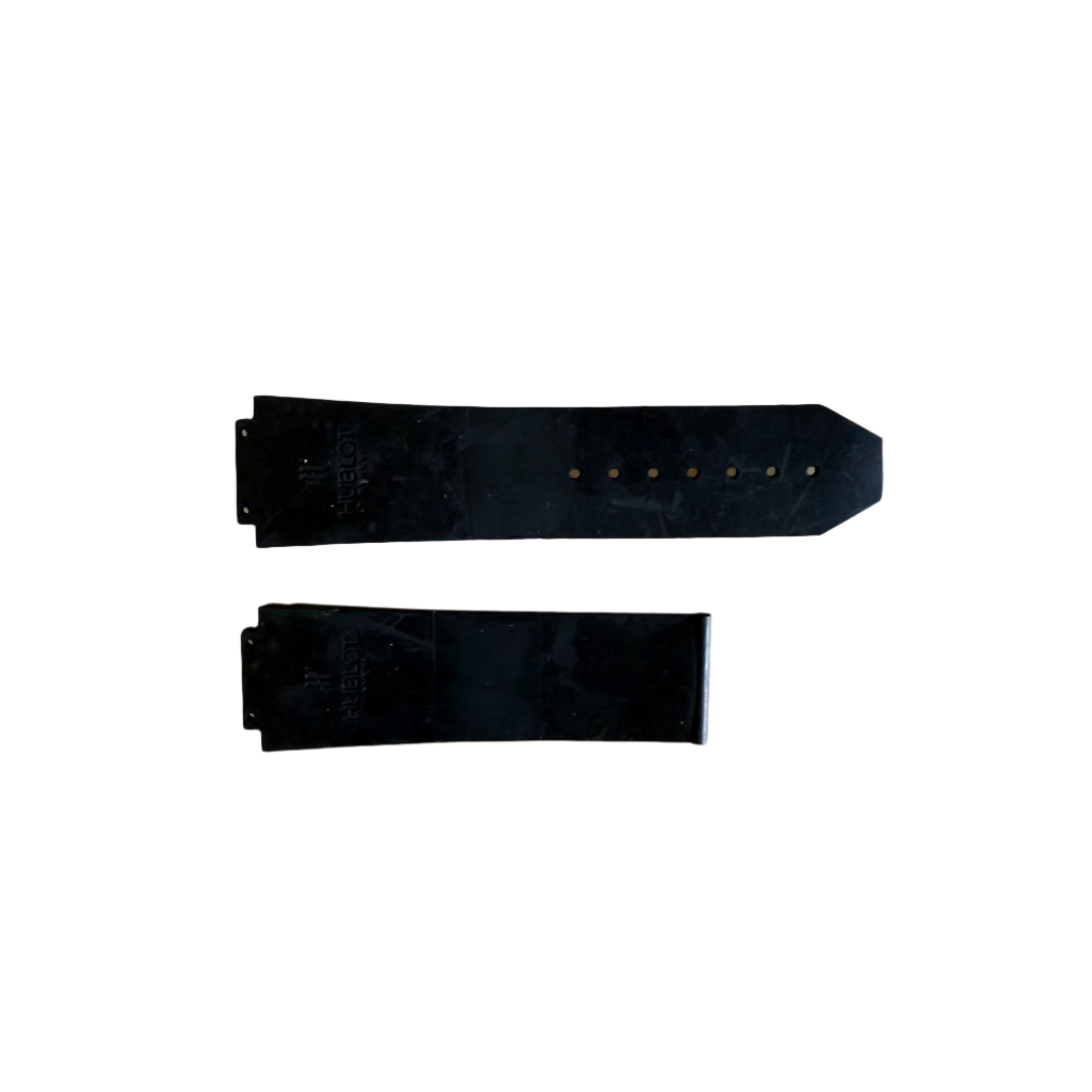 Authentic Hublot Black Rubber Watch Strap Band 27mm 12-322-80 & 6-322-110