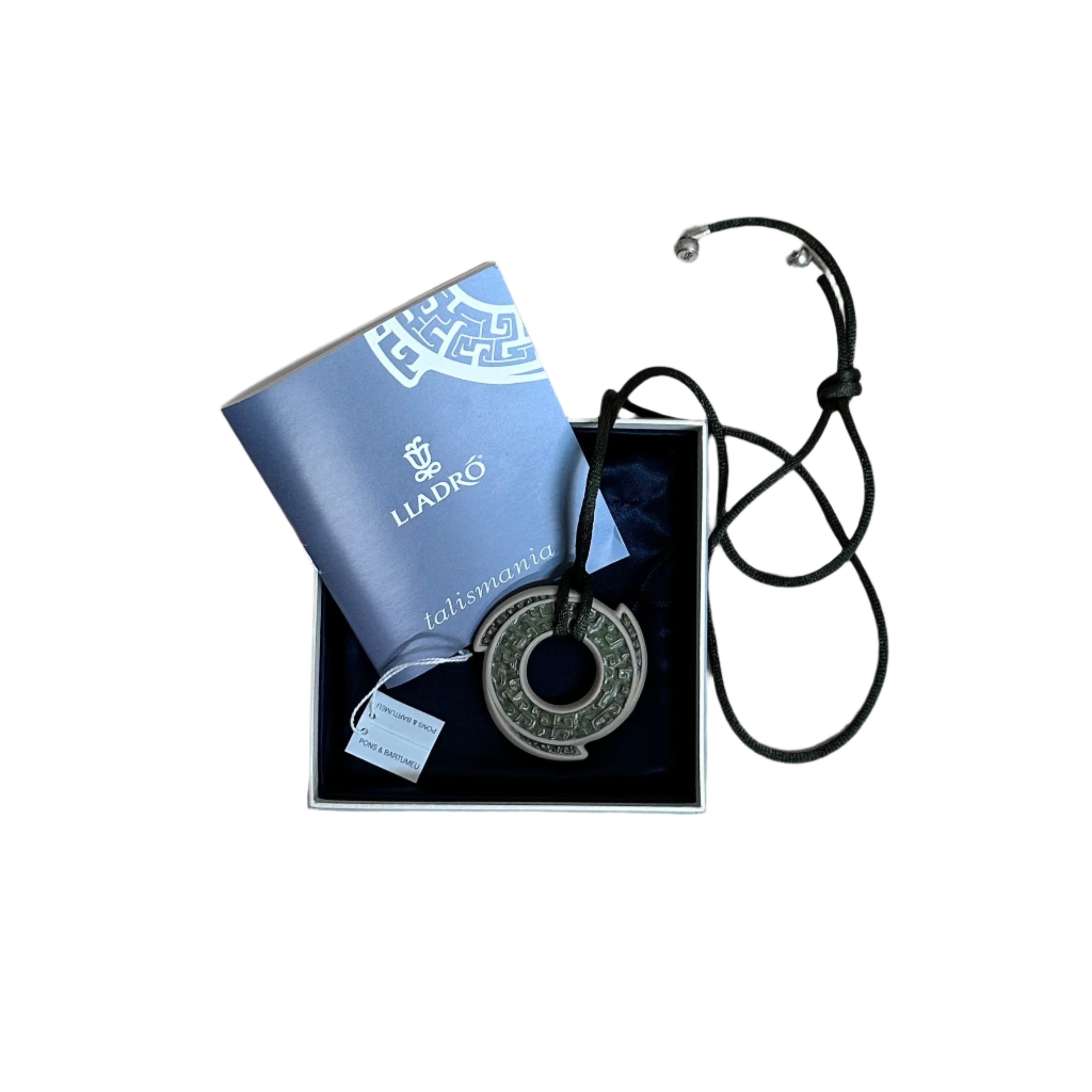 Talismania LLADRO Power Mandala Pendant on Silk Cord Necklace 01010013