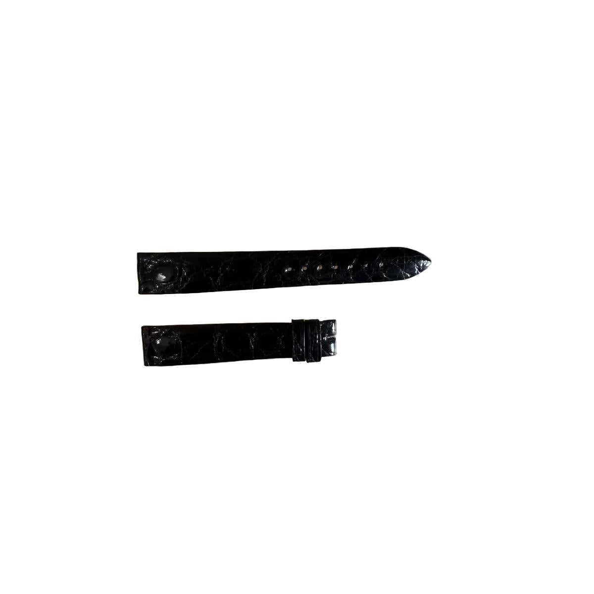 Authentic Breguet Black Alligator Watch Band Strap 16mm
