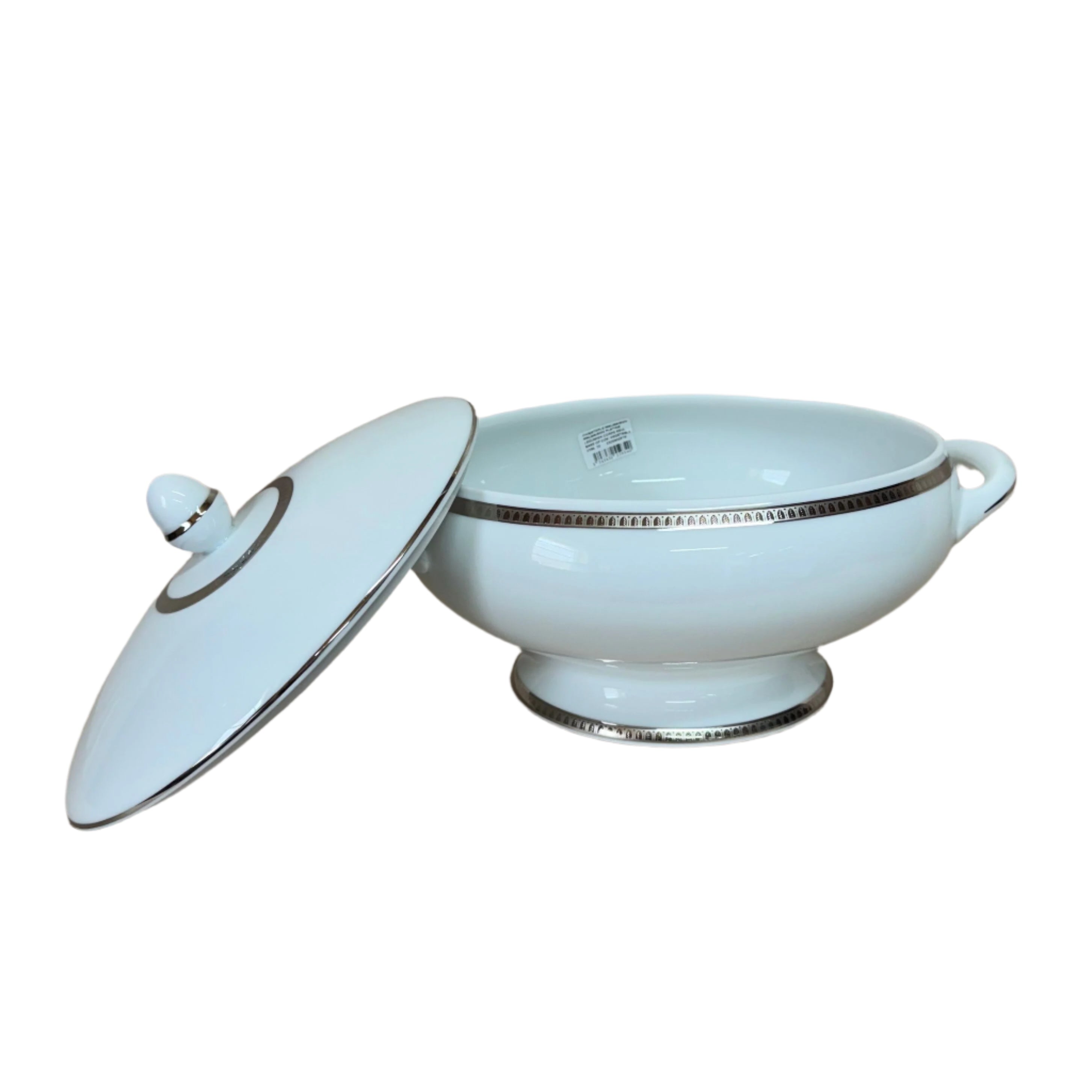 Christofle Malmaison Platinum Vegetable Dish with Cover 7645310