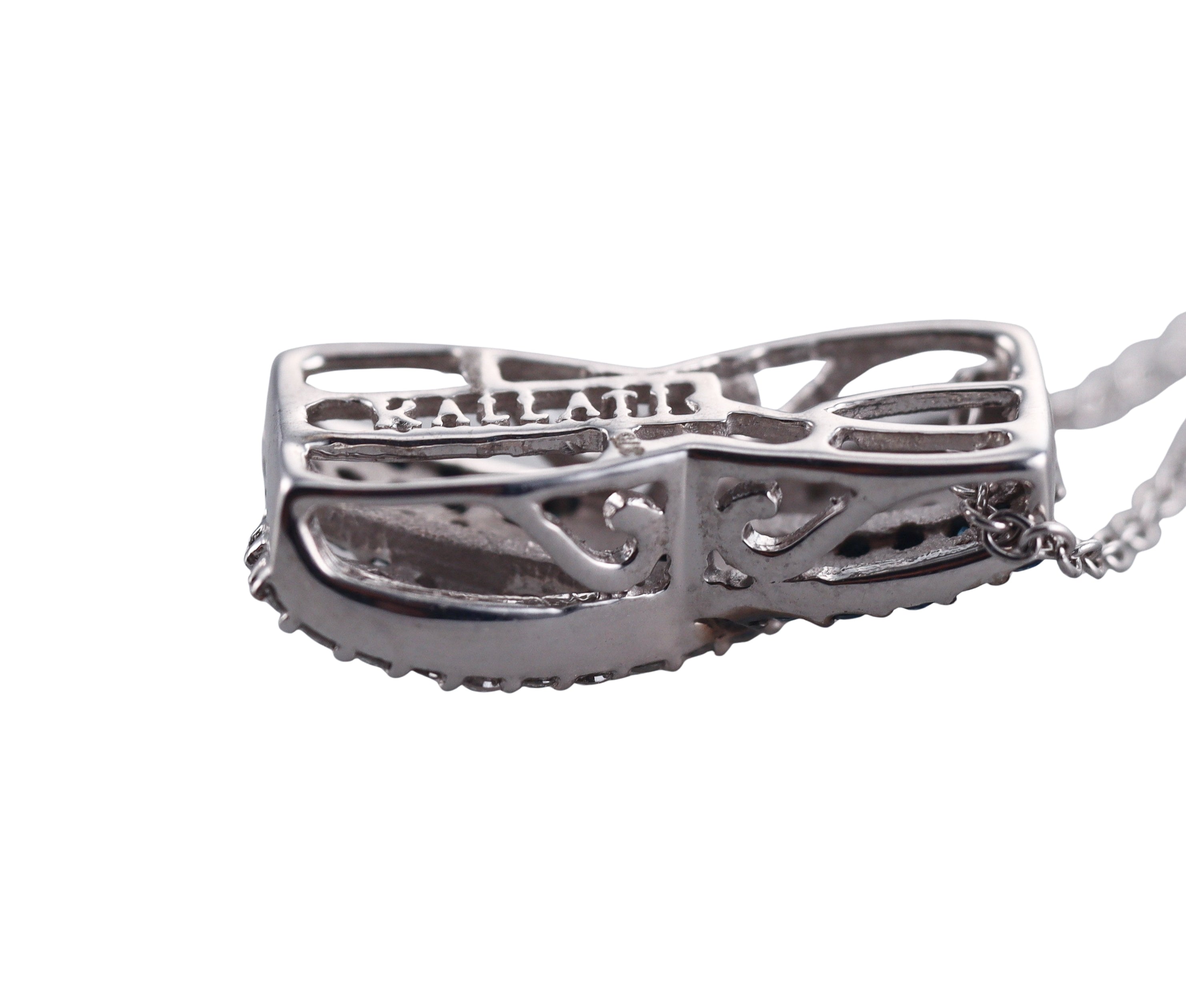 Kallati Fancy Color Diamonds Gold Pendant Necklace