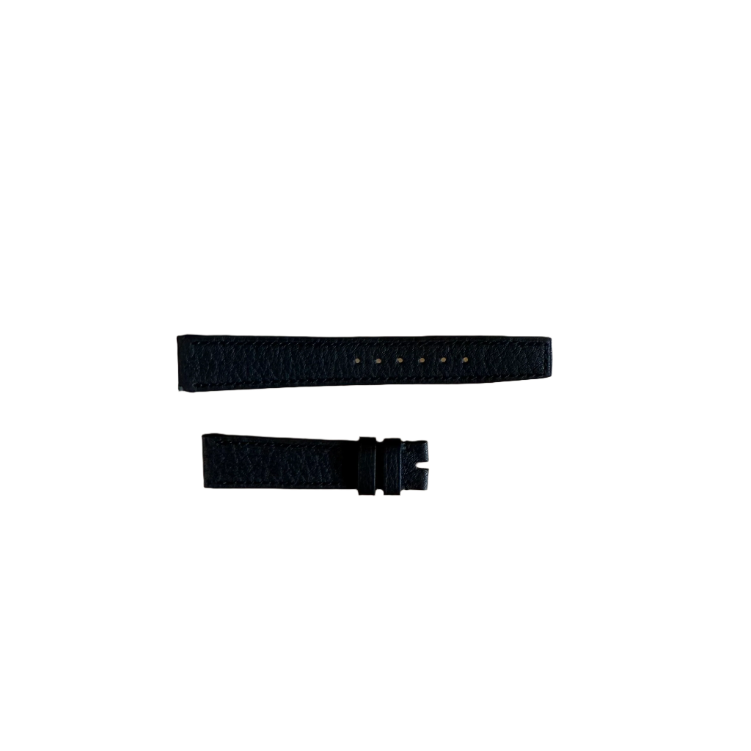 Authentic Omega Black Leather Watch Strap Band 16mm VEST1614N