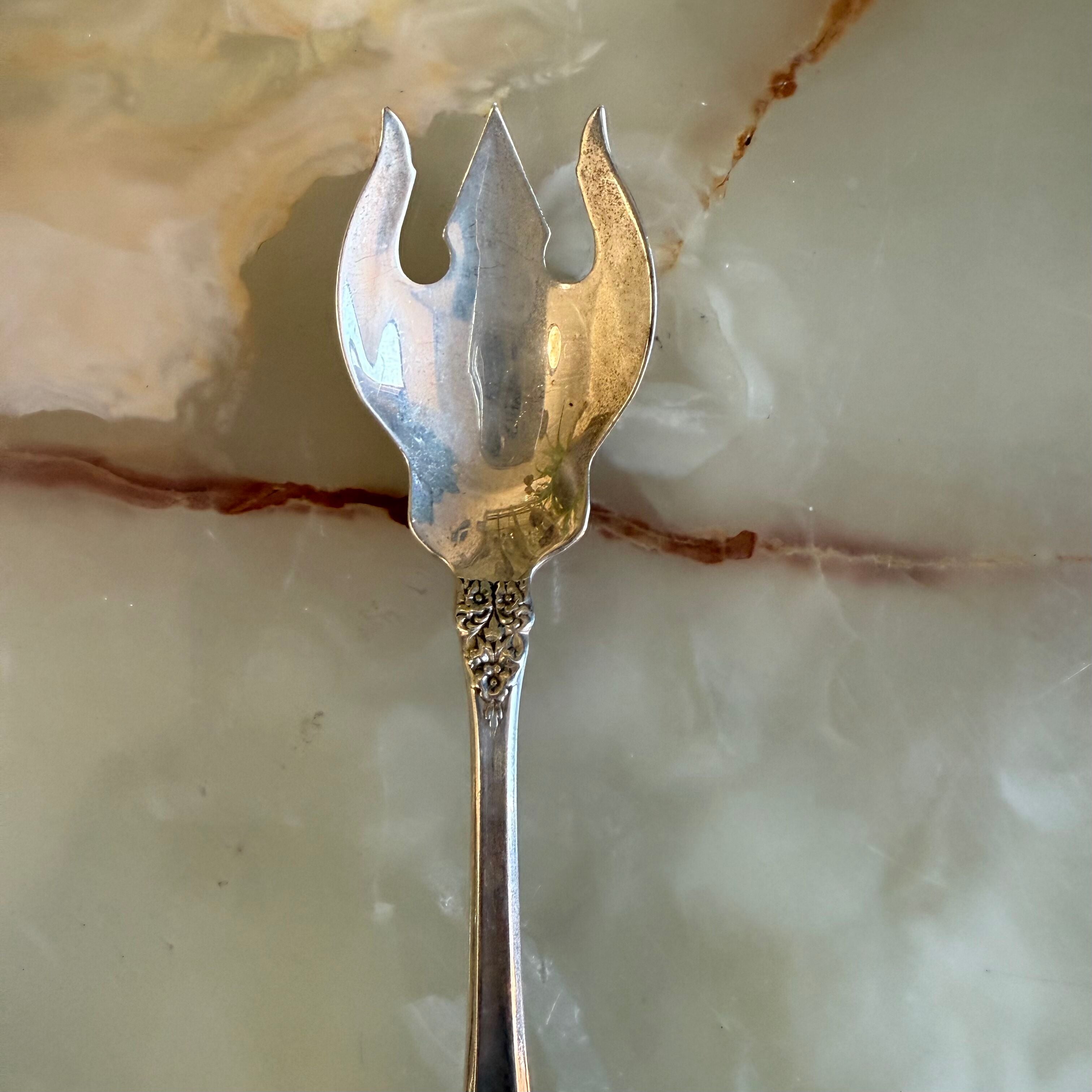 International Prelude Sterling Silver Ice Cream Fork Set of 6