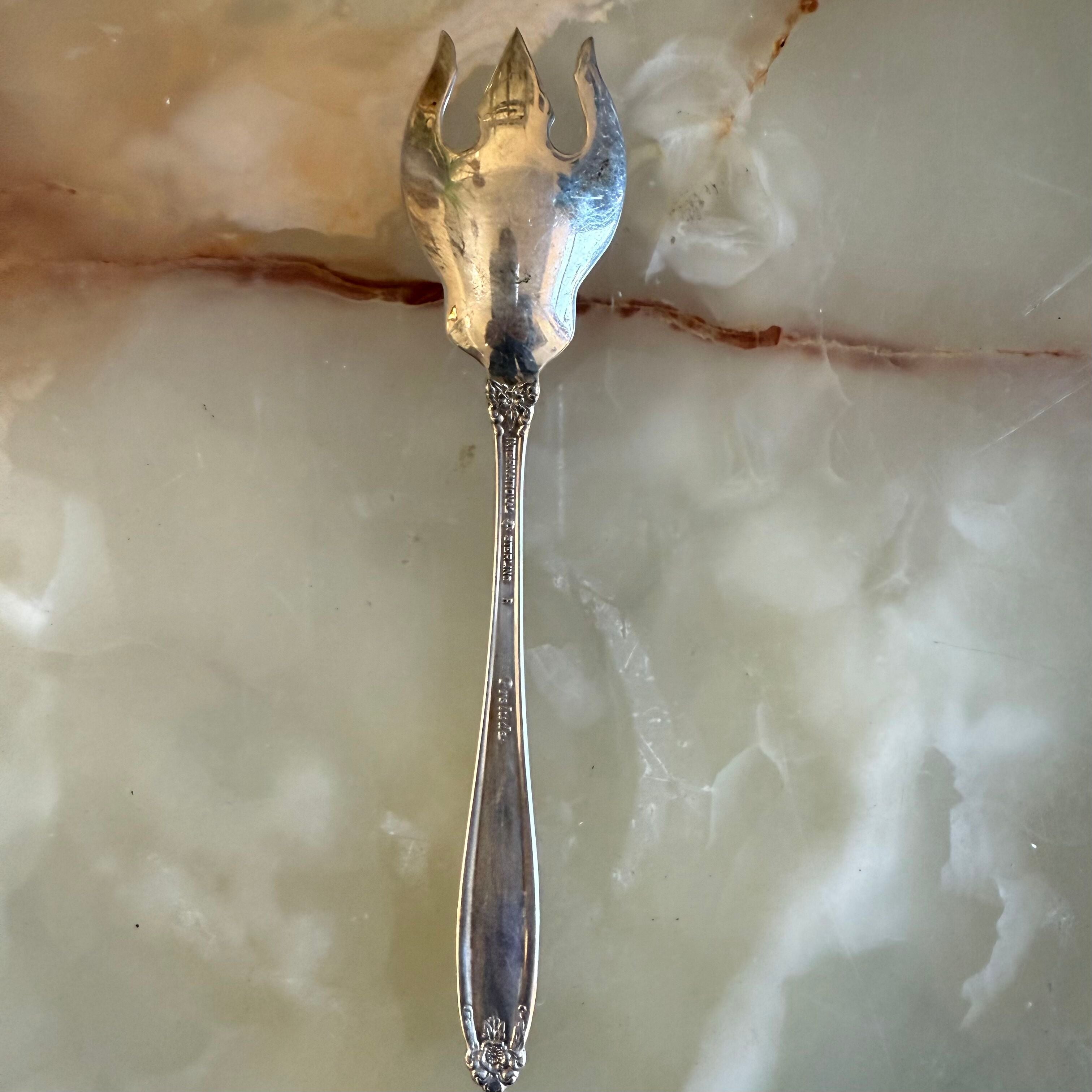 International Prelude Sterling Silver Ice Cream Fork Set of 6