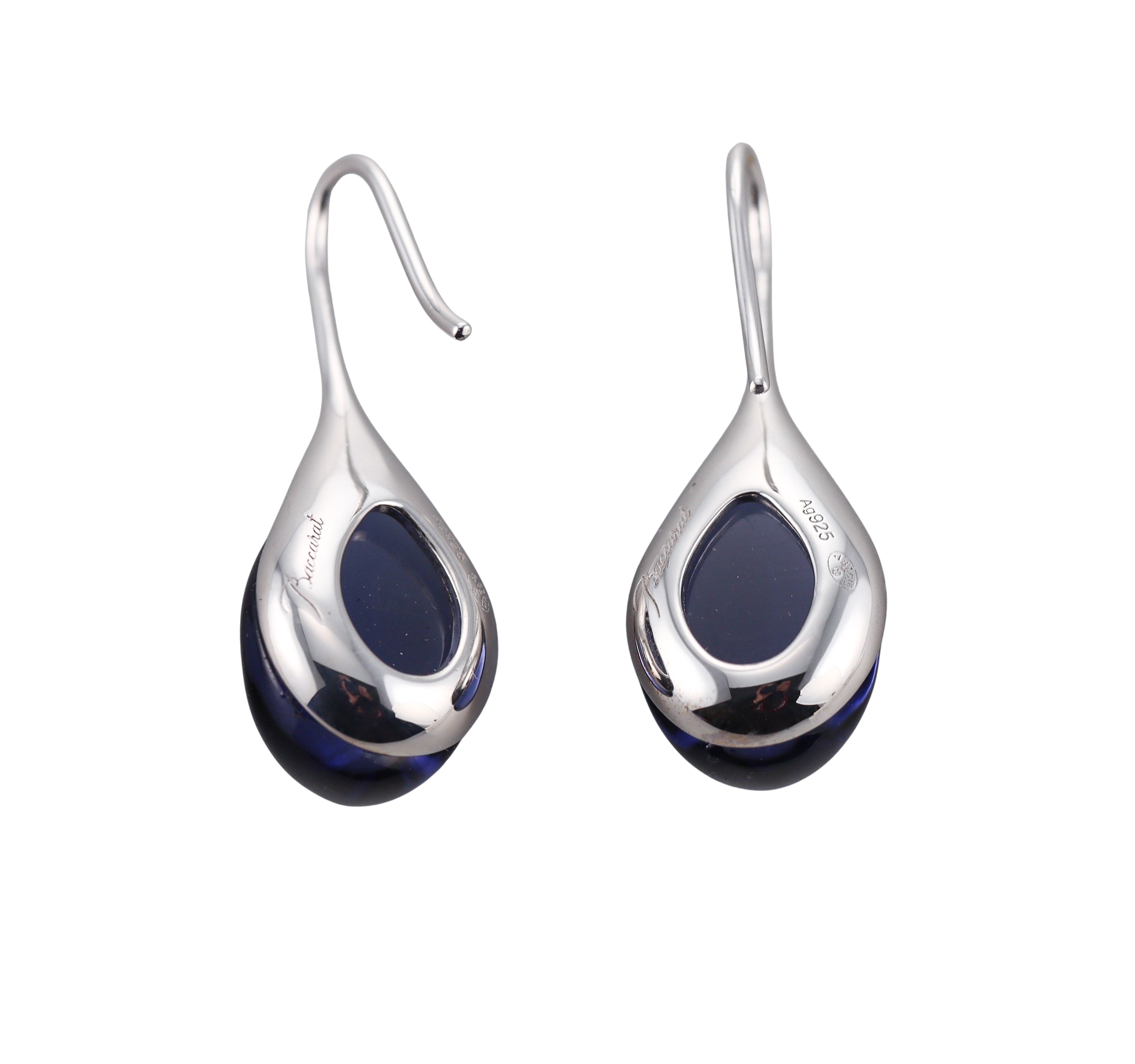 Baccarat Galea Wire Crystal Sterling Silver Earrings 2809650