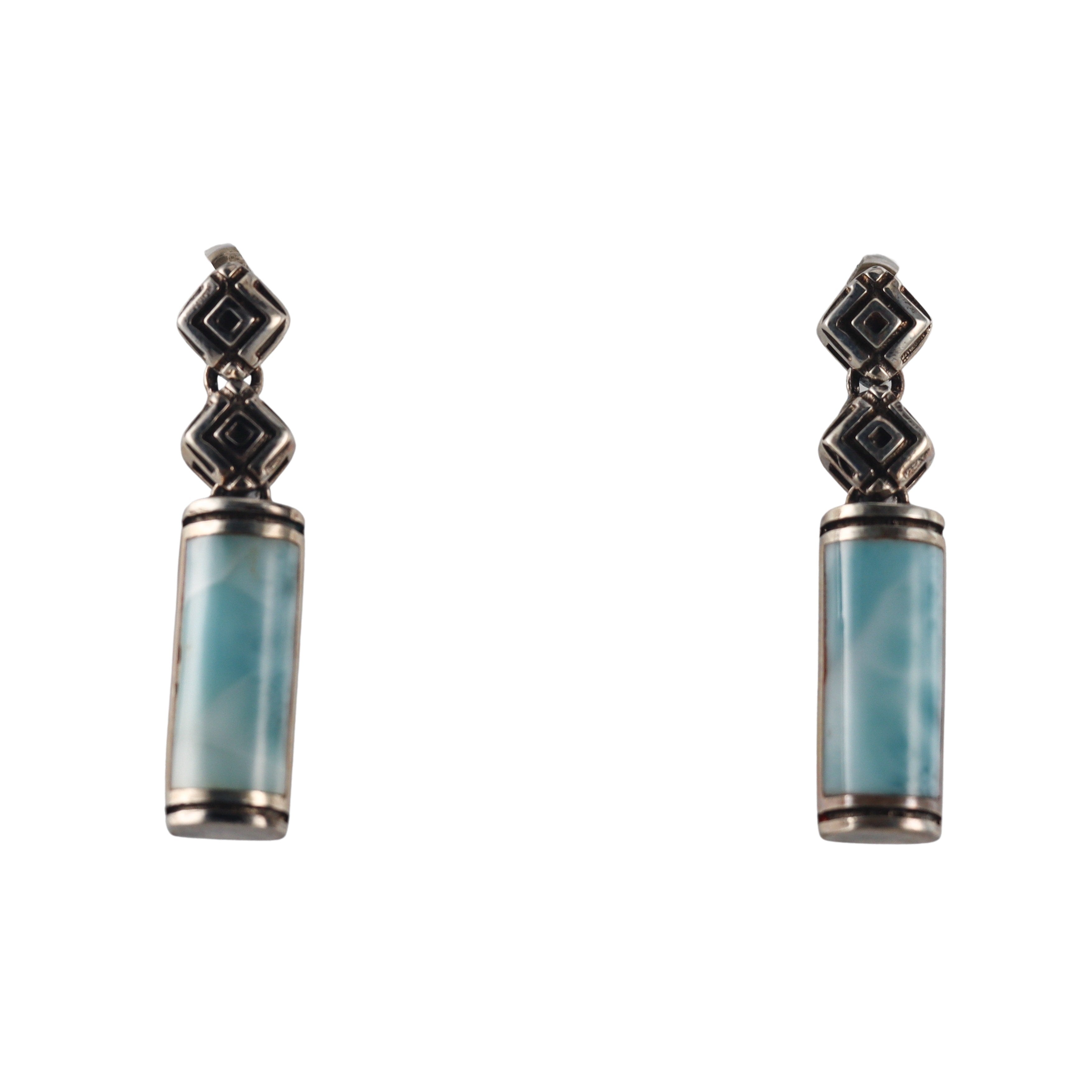 Marahlago Sterling Silver Larimar Earrings Retail $395
