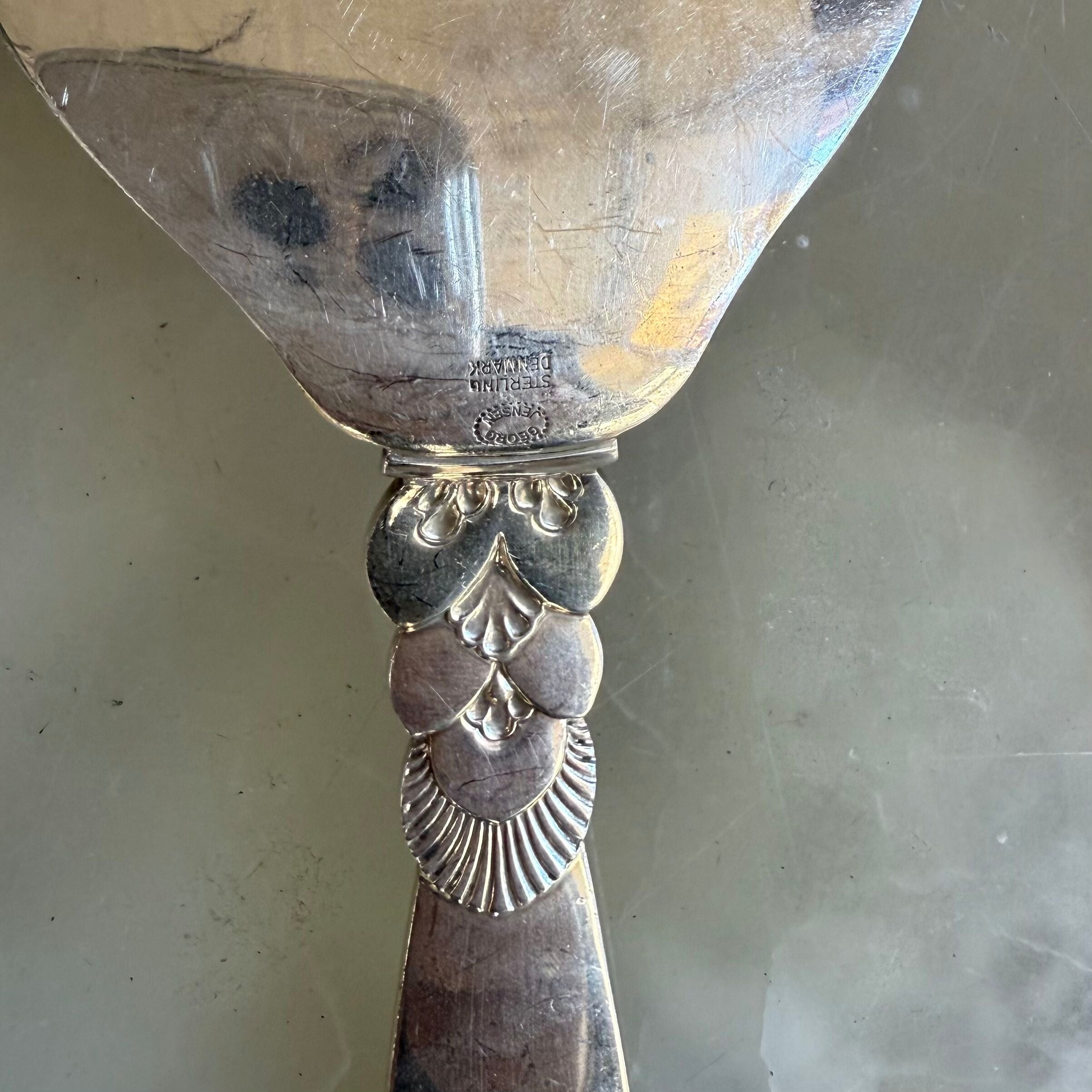 Georg Jensen Cactus Sterling Silver Cake Server