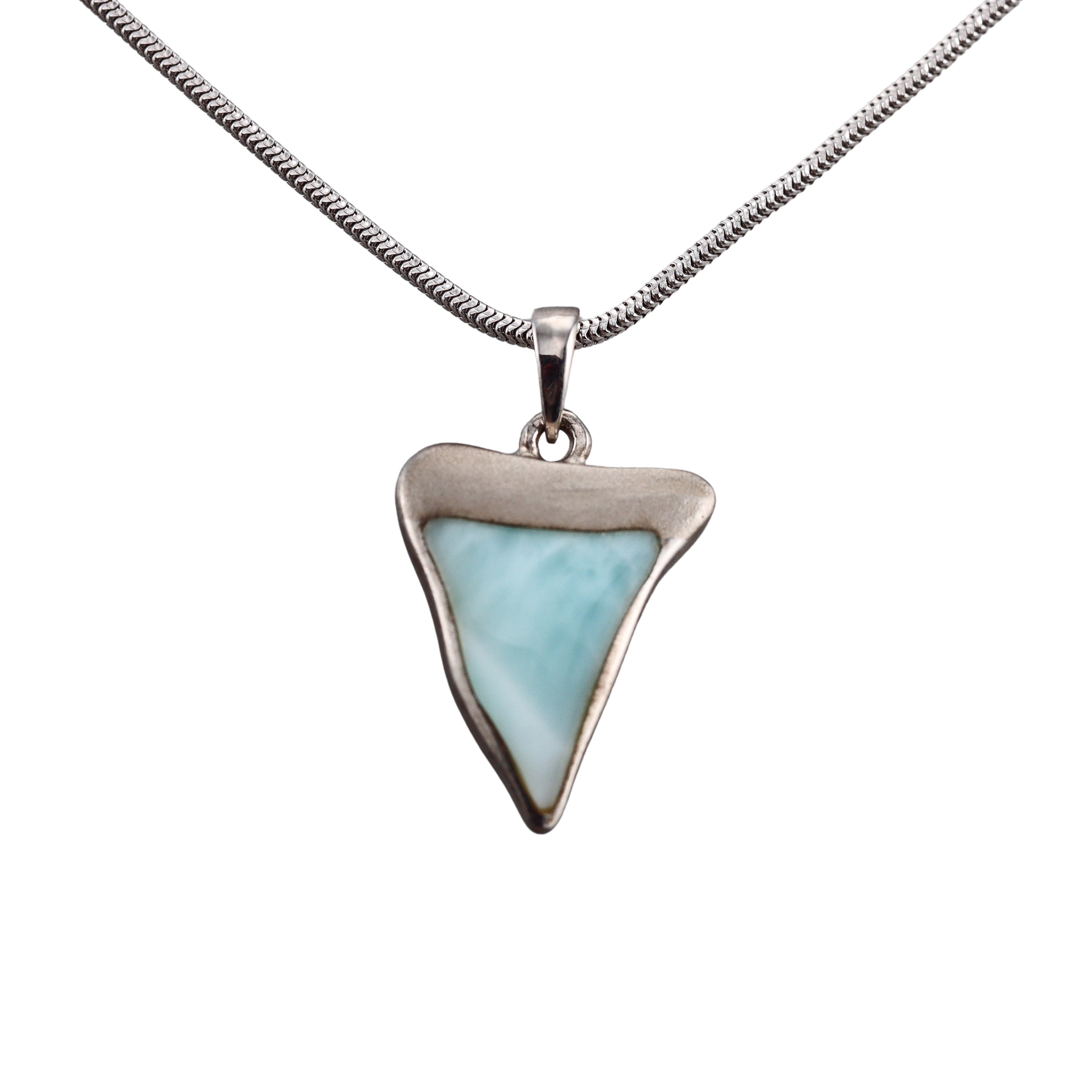 MarahLago Sterling Silver Larimar Pendant Necklace Retail $269