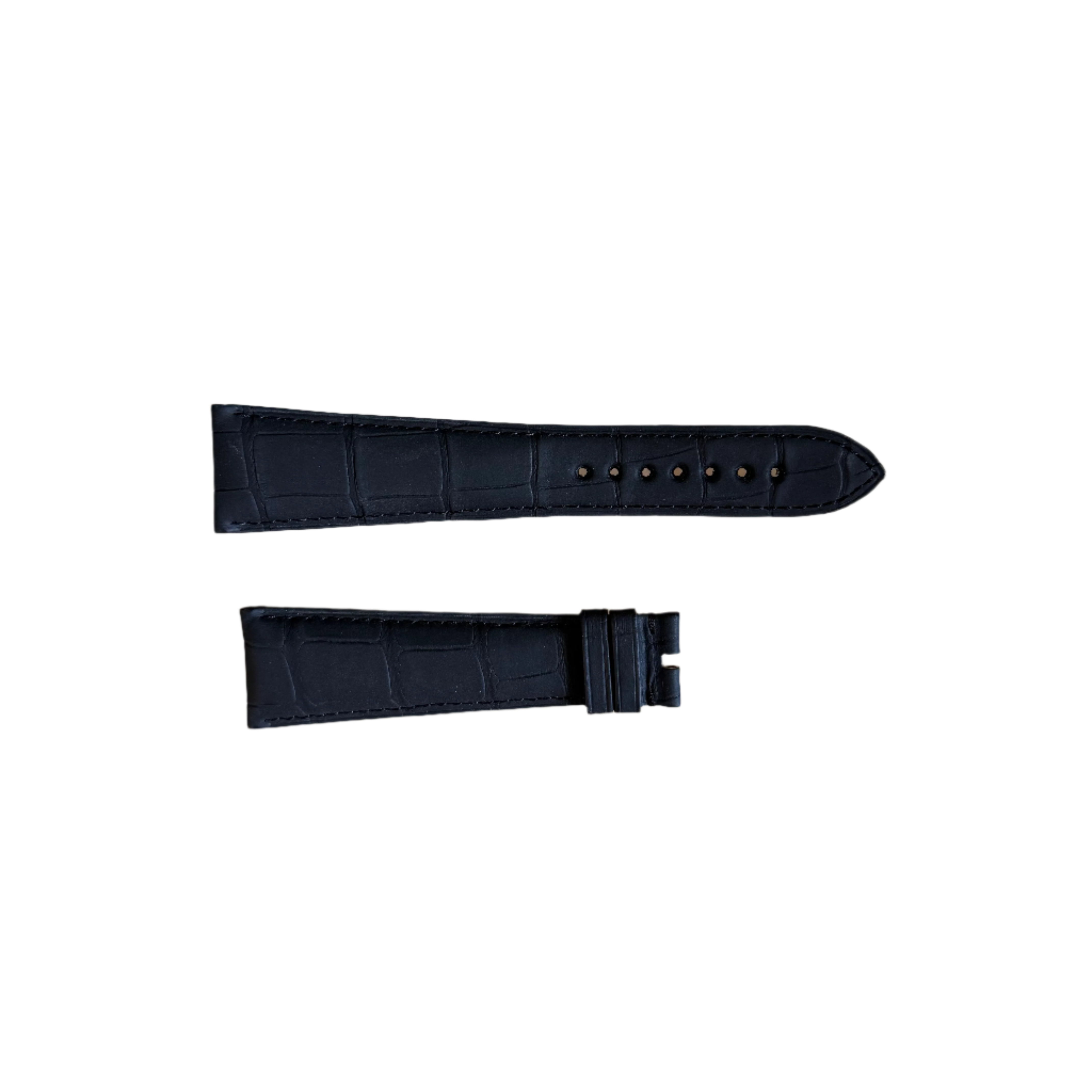 Authentic Omega Black Rubber Watch Strap Band 24mm 98000362