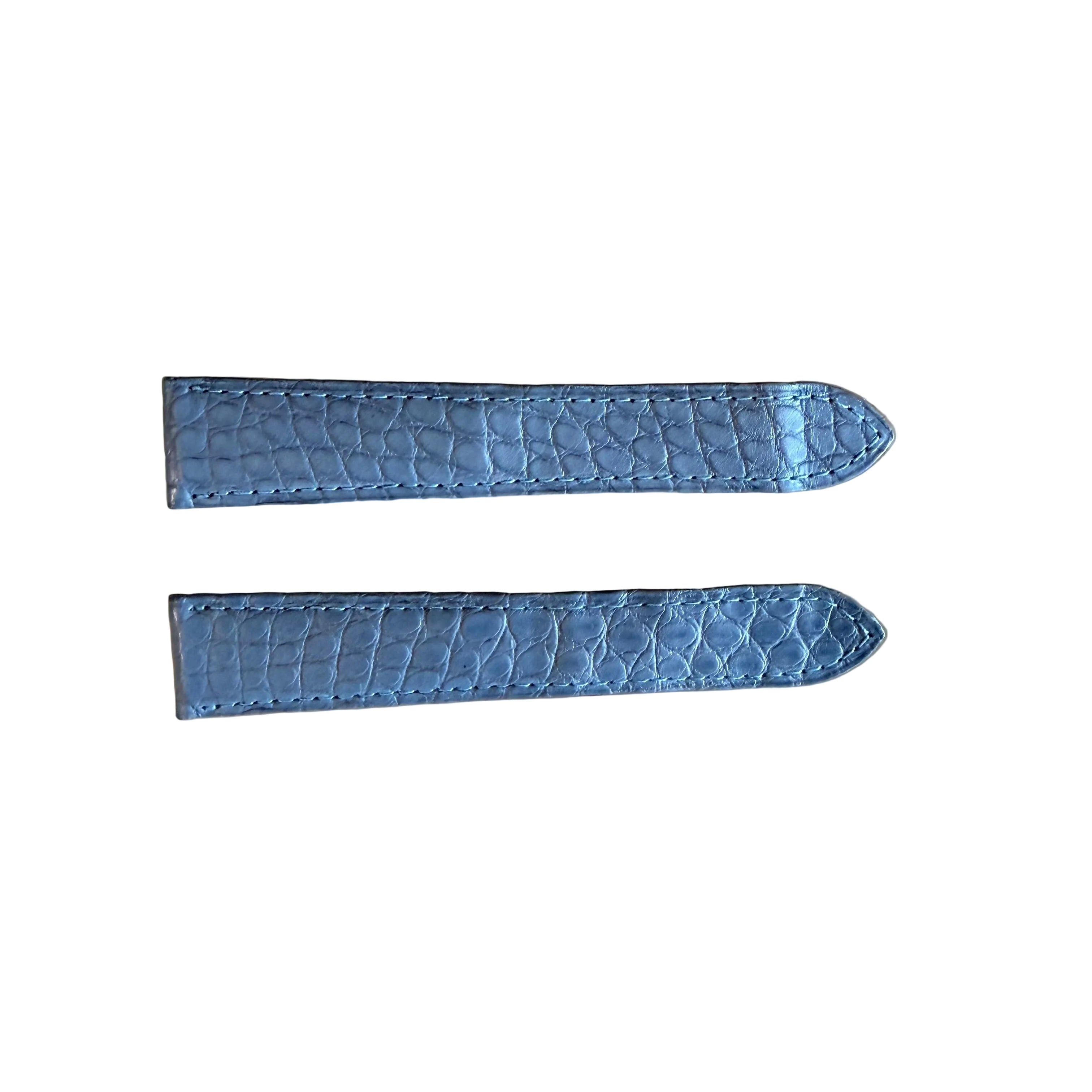 Authentic Cartier Blue Alligator Watch Strap Band 20mm