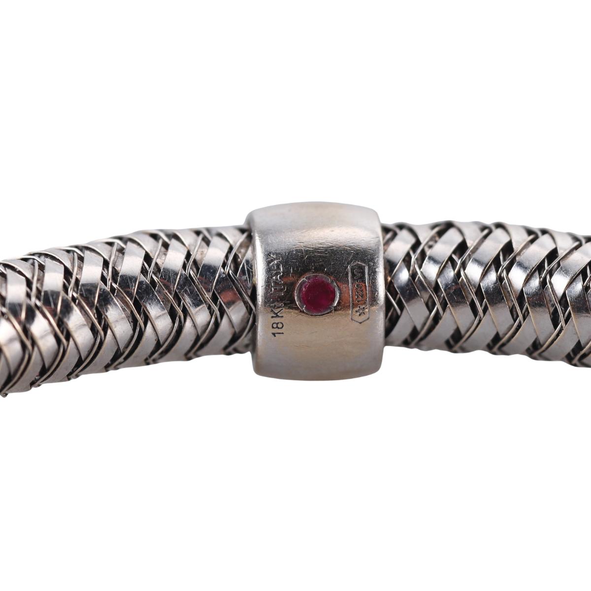 Roberto Coin 18k White Gold Primavera Bracelet
