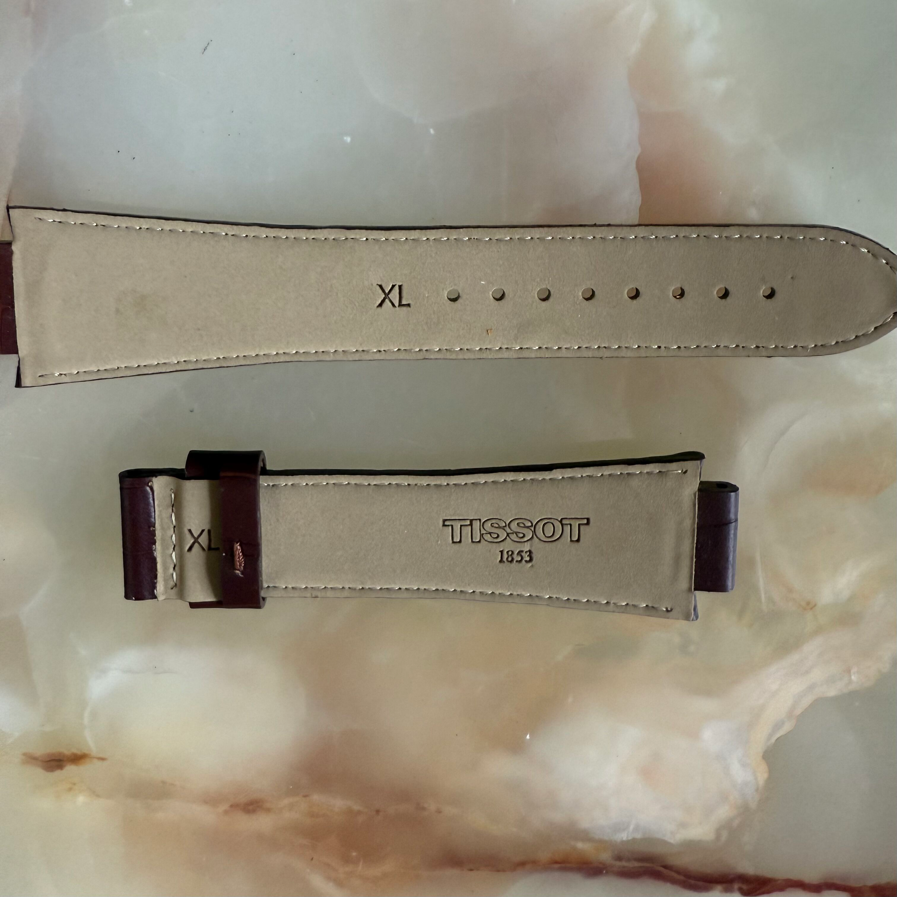 Authentic Tissot PRX Brown Alligator Watch Strap Band 23mm