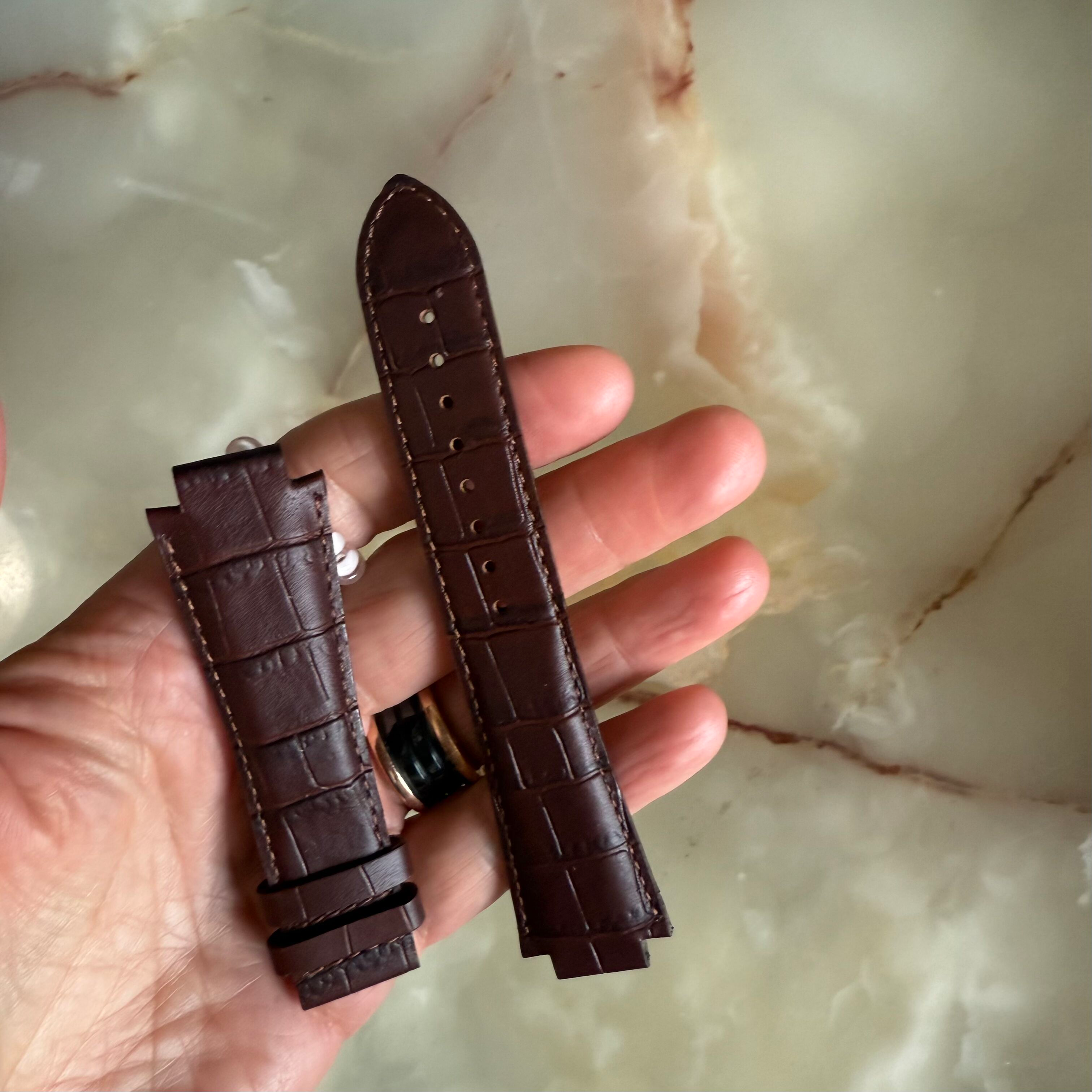 Authentic Tissot PRX Brown Alligator Watch Strap Band 23mm