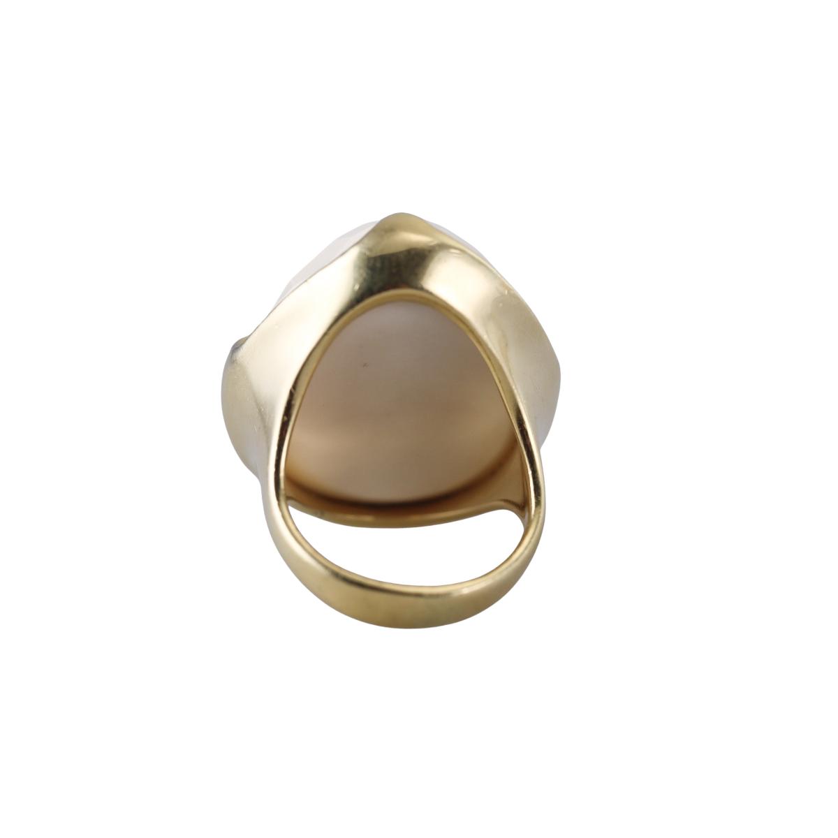 Ippolita Rock Candy 18k Gold White Agate Ring
