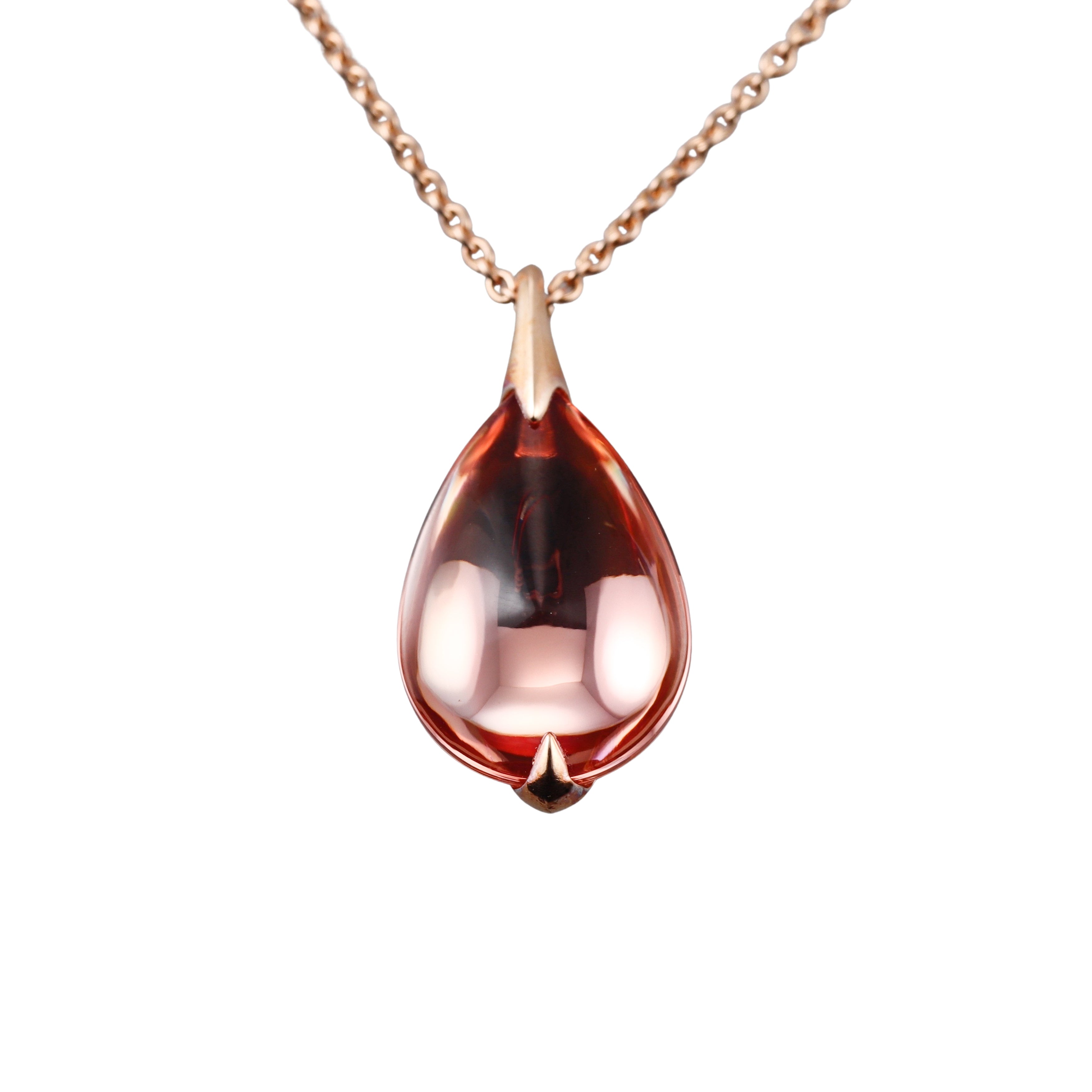 Baccarat Fleur De Psydelic 18k Gold Vermeil Sterling Silver Necklace 2806965