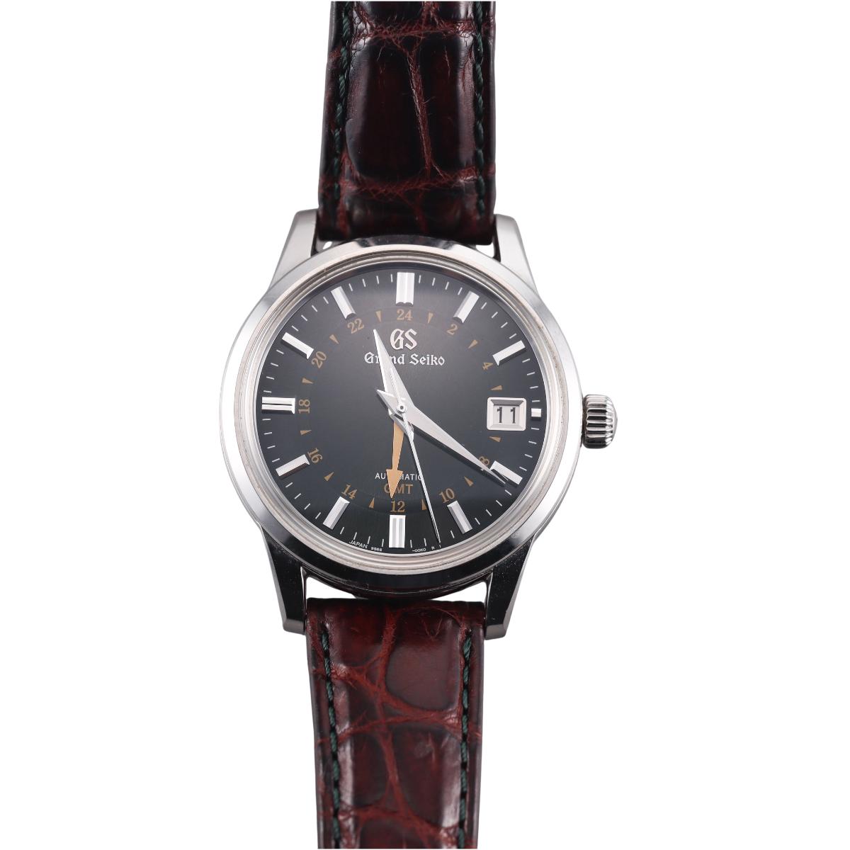 Grand Seiko Elegance Toge British Racing Green GMT Automatic Watch SGM241 9S66A-00A0