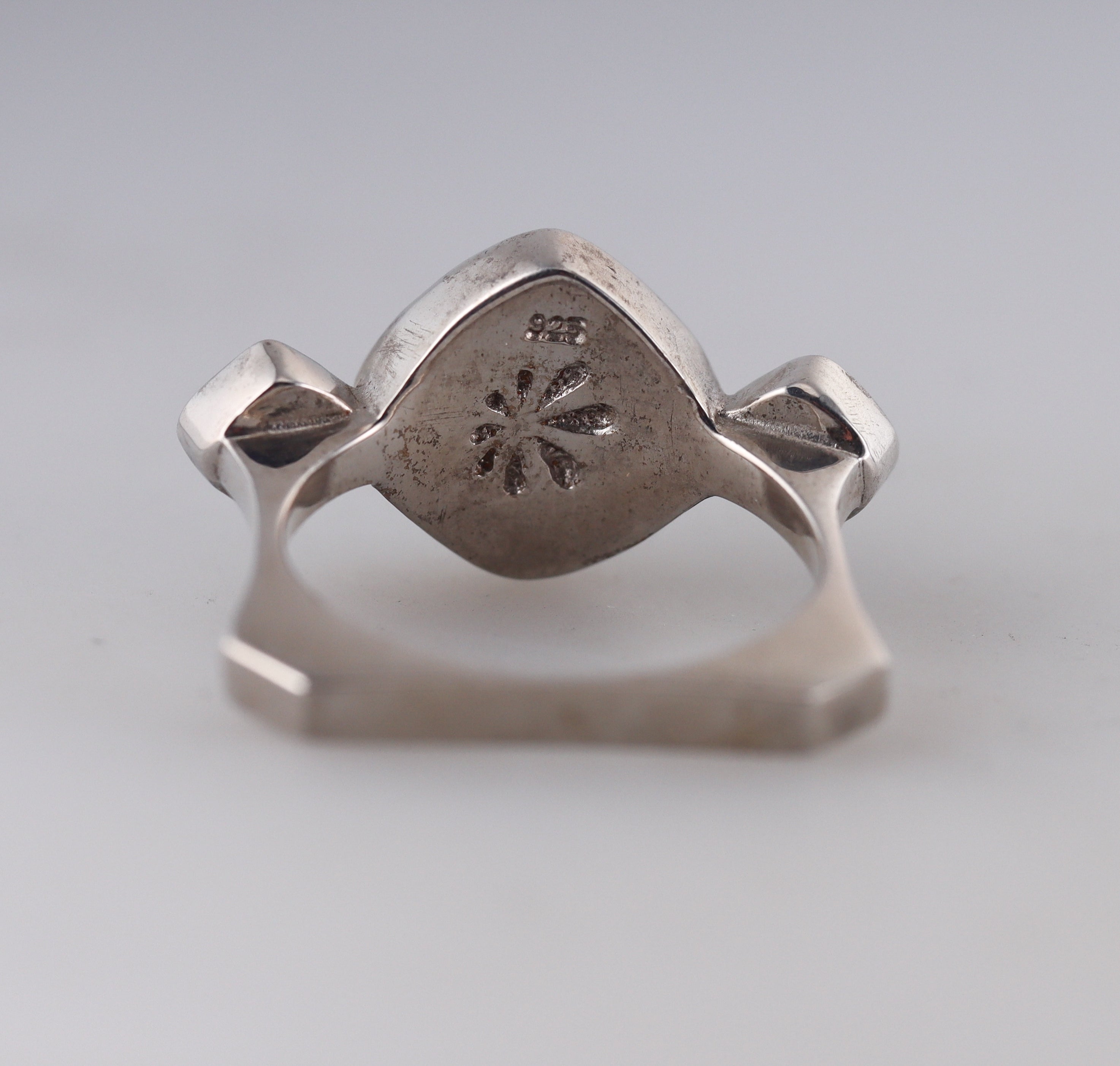 Marahlago Sterling Silver Larimar Blue Topaz Ring Retail $217 #06