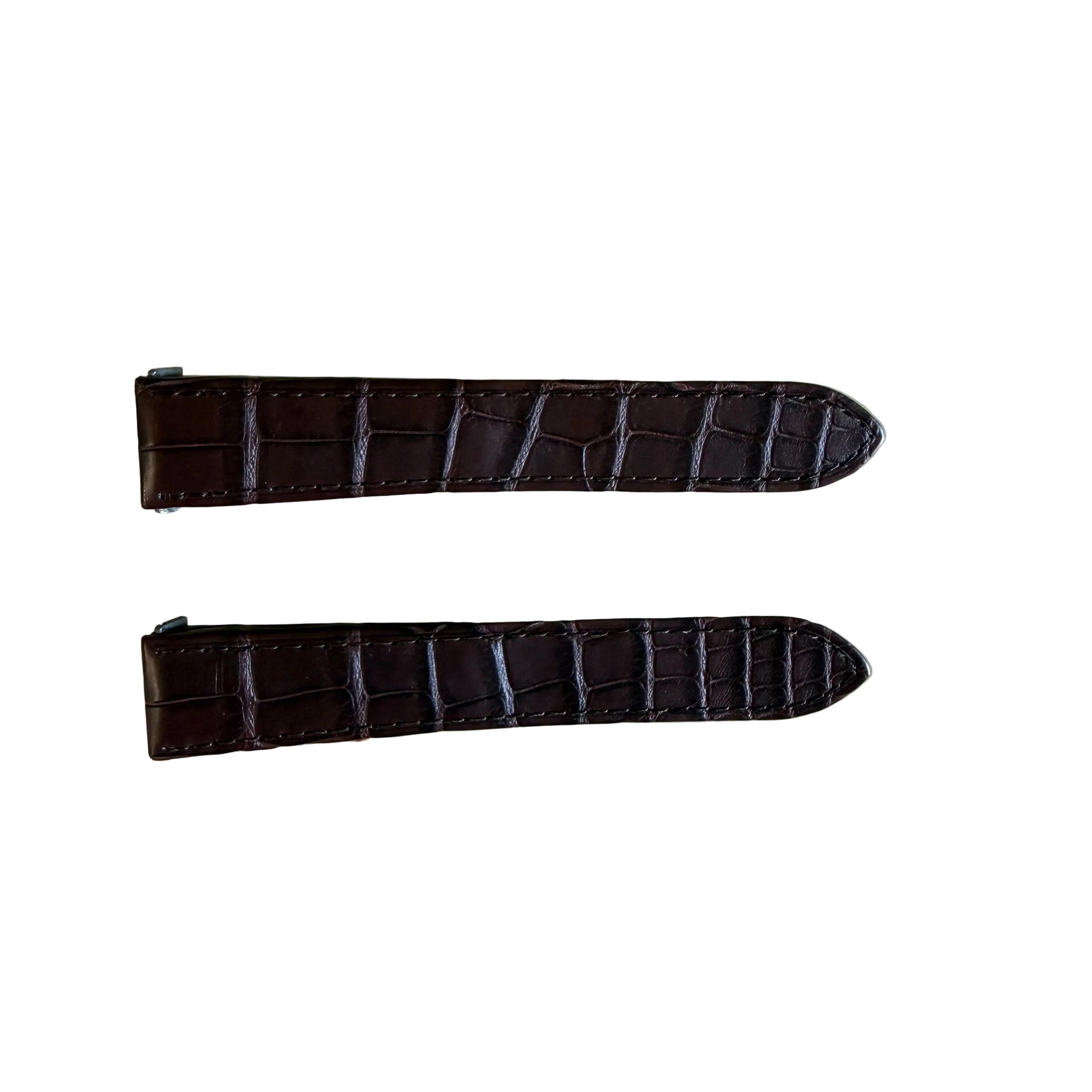 Authentic Cartier Brown Alligator Quick Release Watch Strap Band 20mm KD82JM50