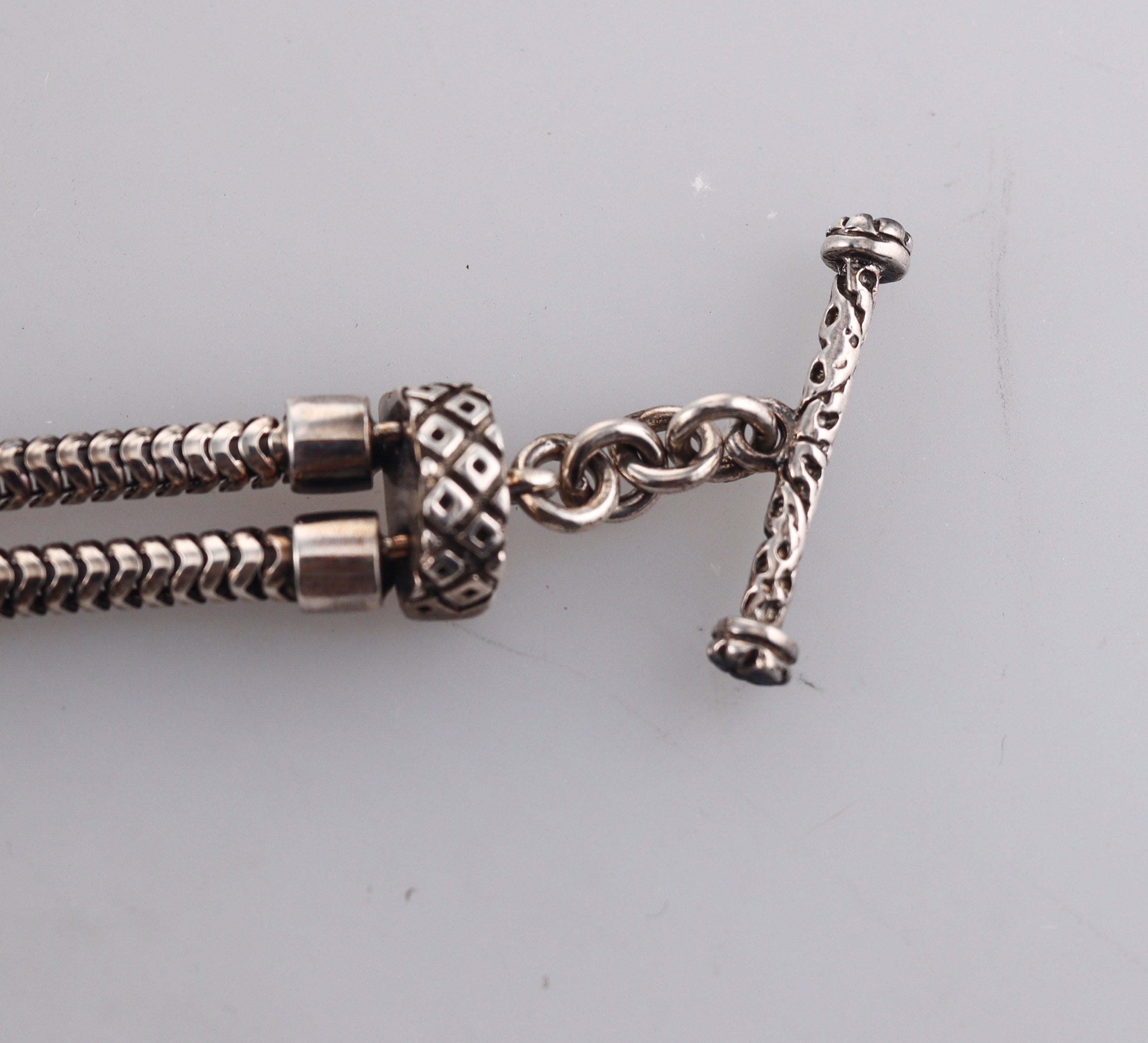 Marahlago Sterling Silver Larimar Bracelet Retail $604 #022