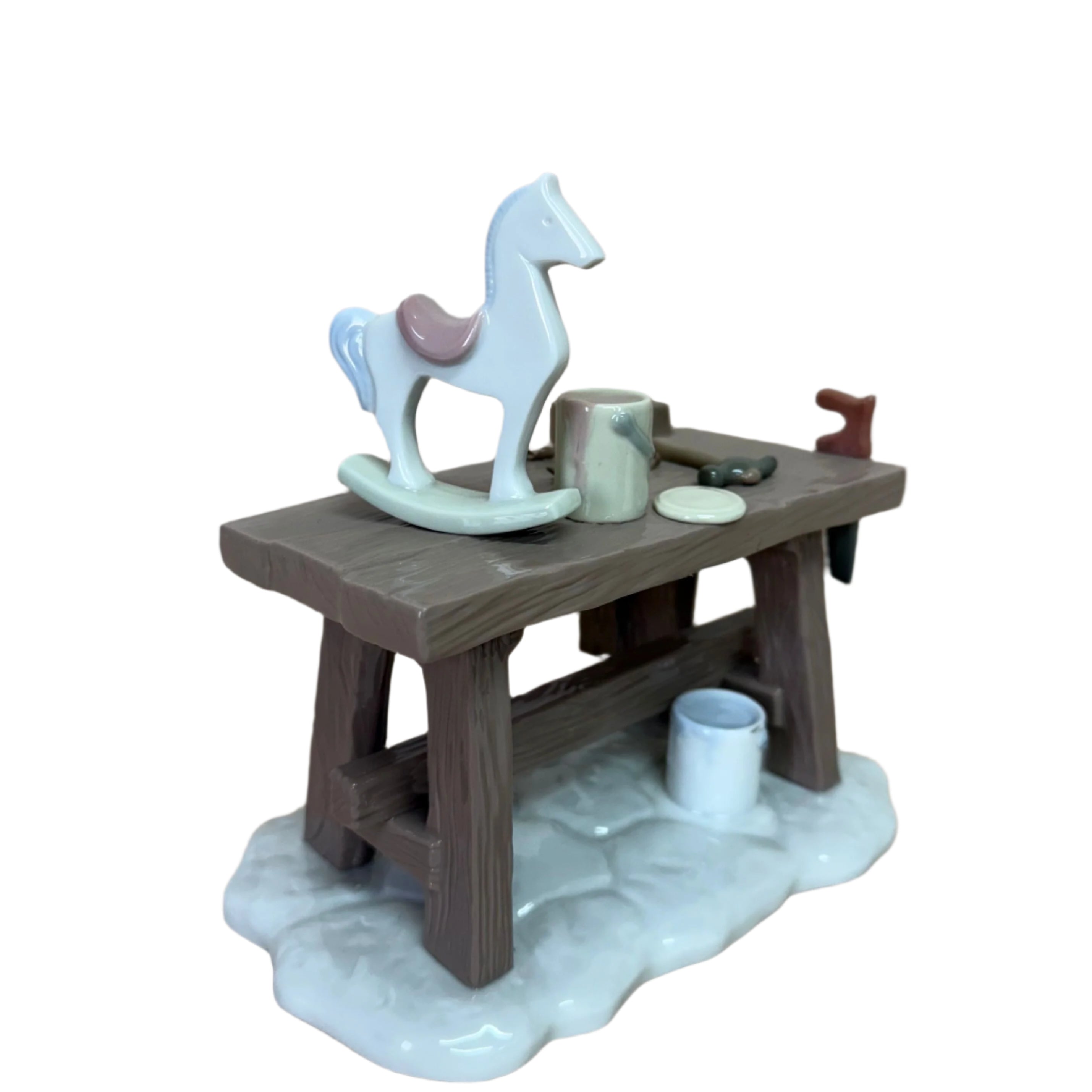 LLADRO Where The Presents Are Made-Boxed Santa's Magical Workshop Figure 6892