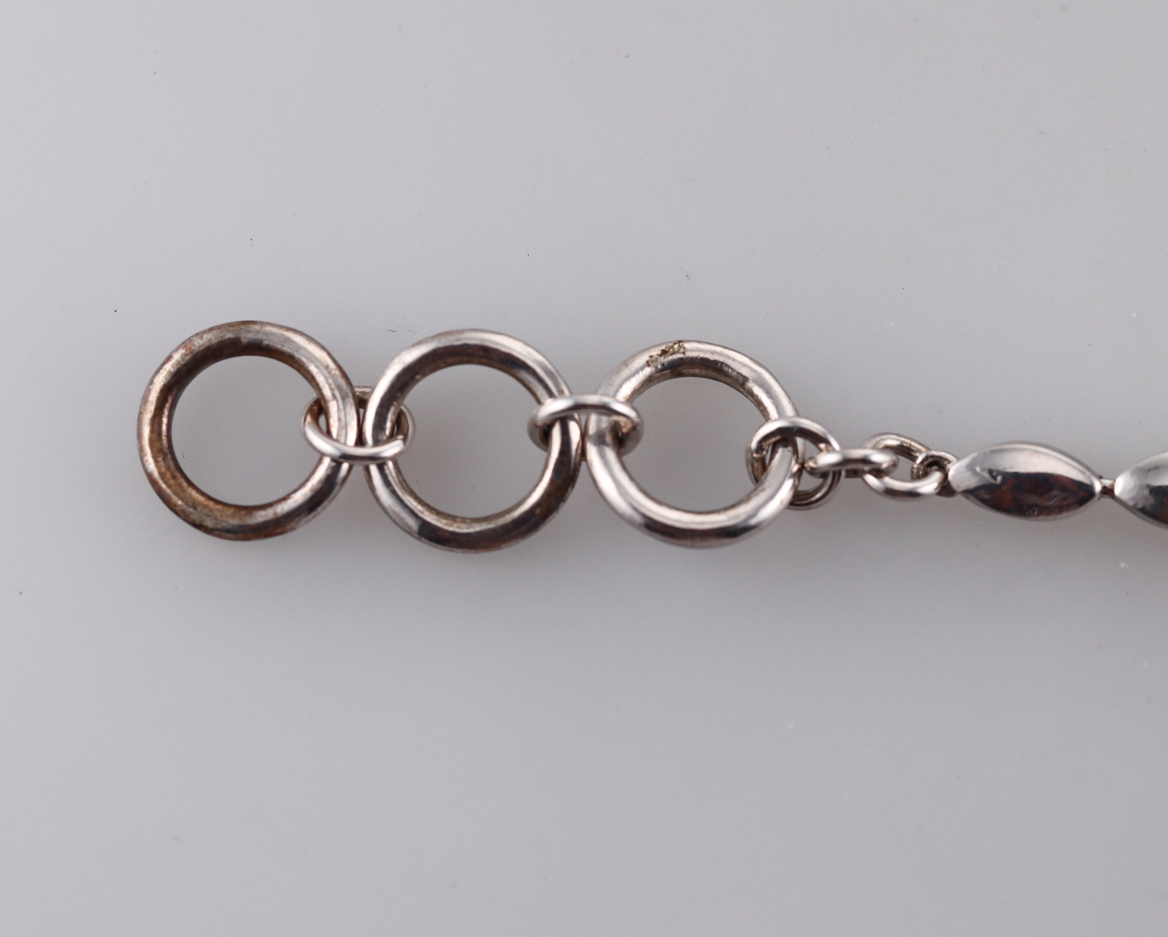 Marahlago Sterling Silver Larimar Iolite Link Bracelet Retail $1162 #021